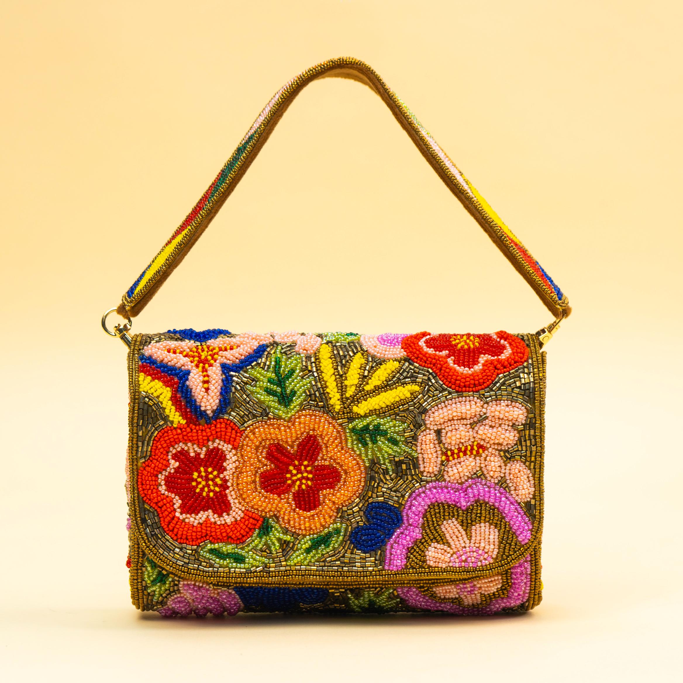 Black Blossom Mini Bag