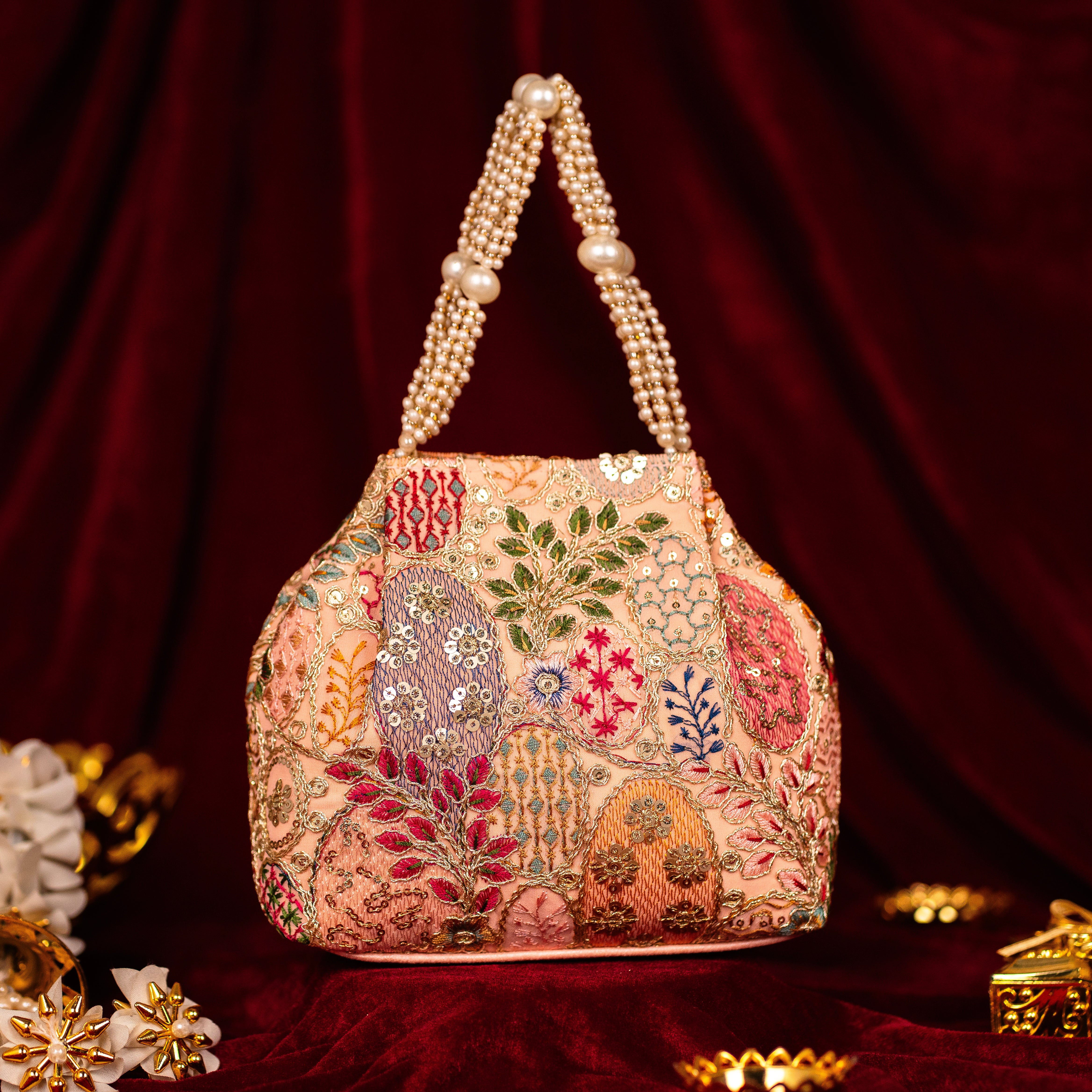 Opulent Pearl Potli