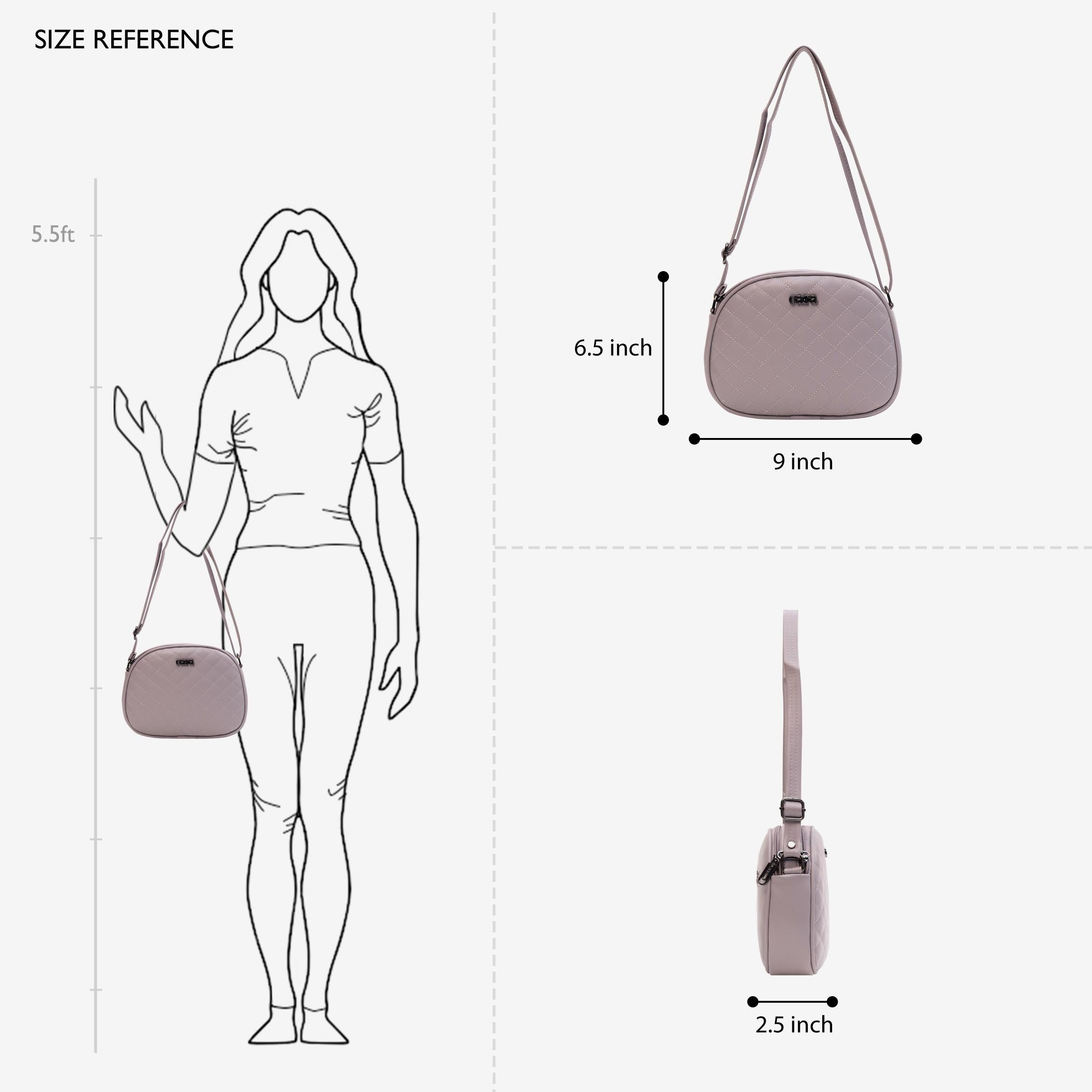 Quilted Luxe Sling Bag