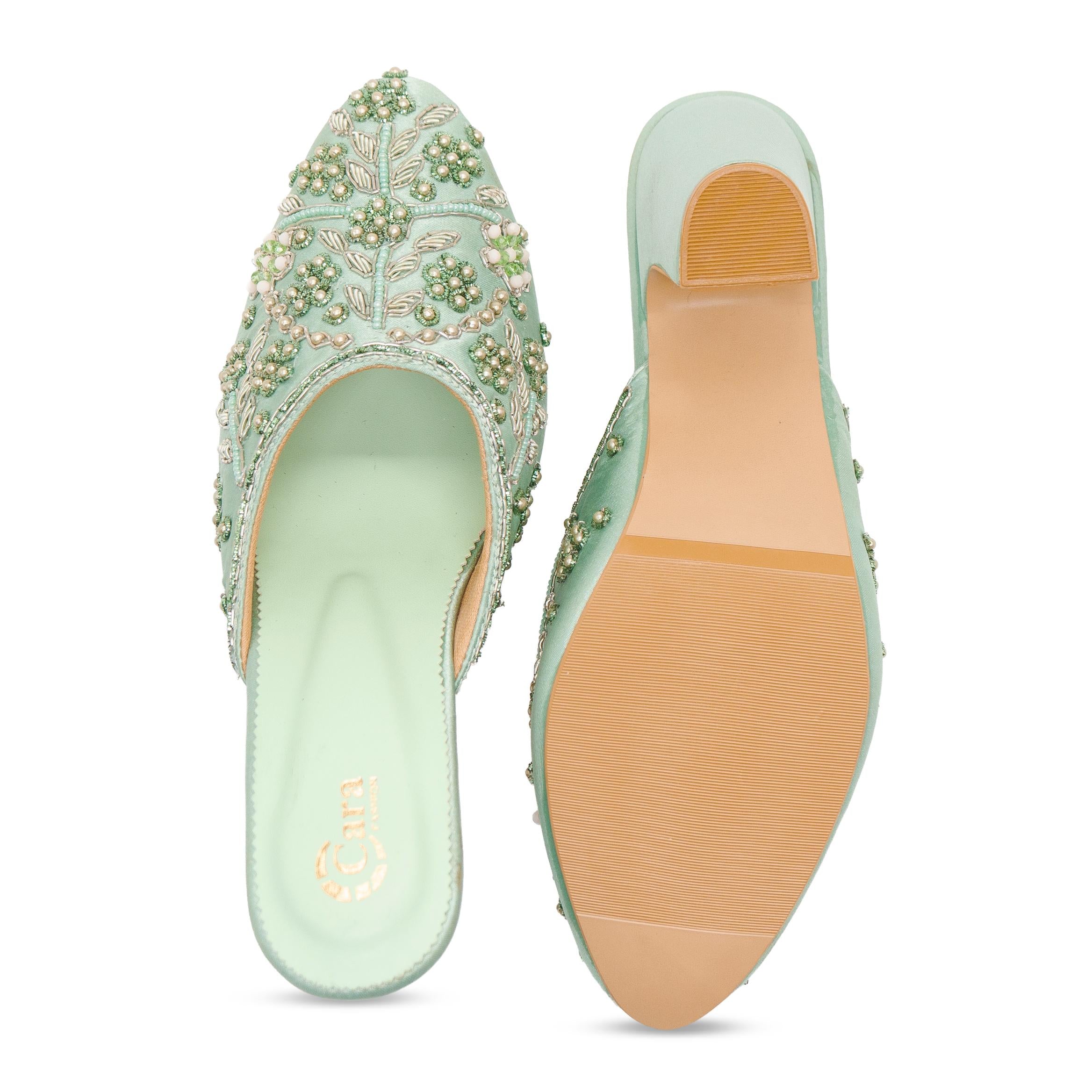 EaseFit Beaded Mules