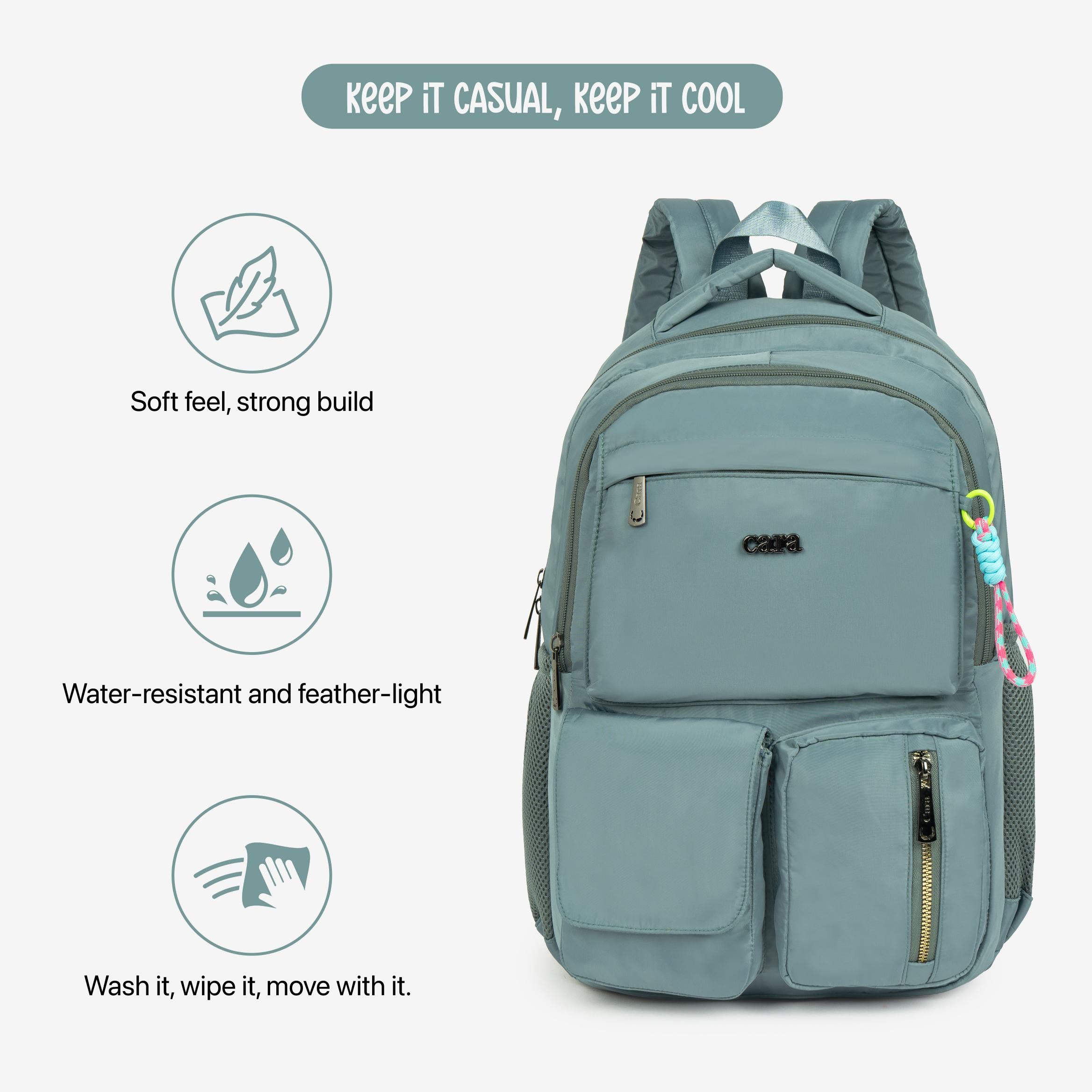 Minimalist Grid Backpack