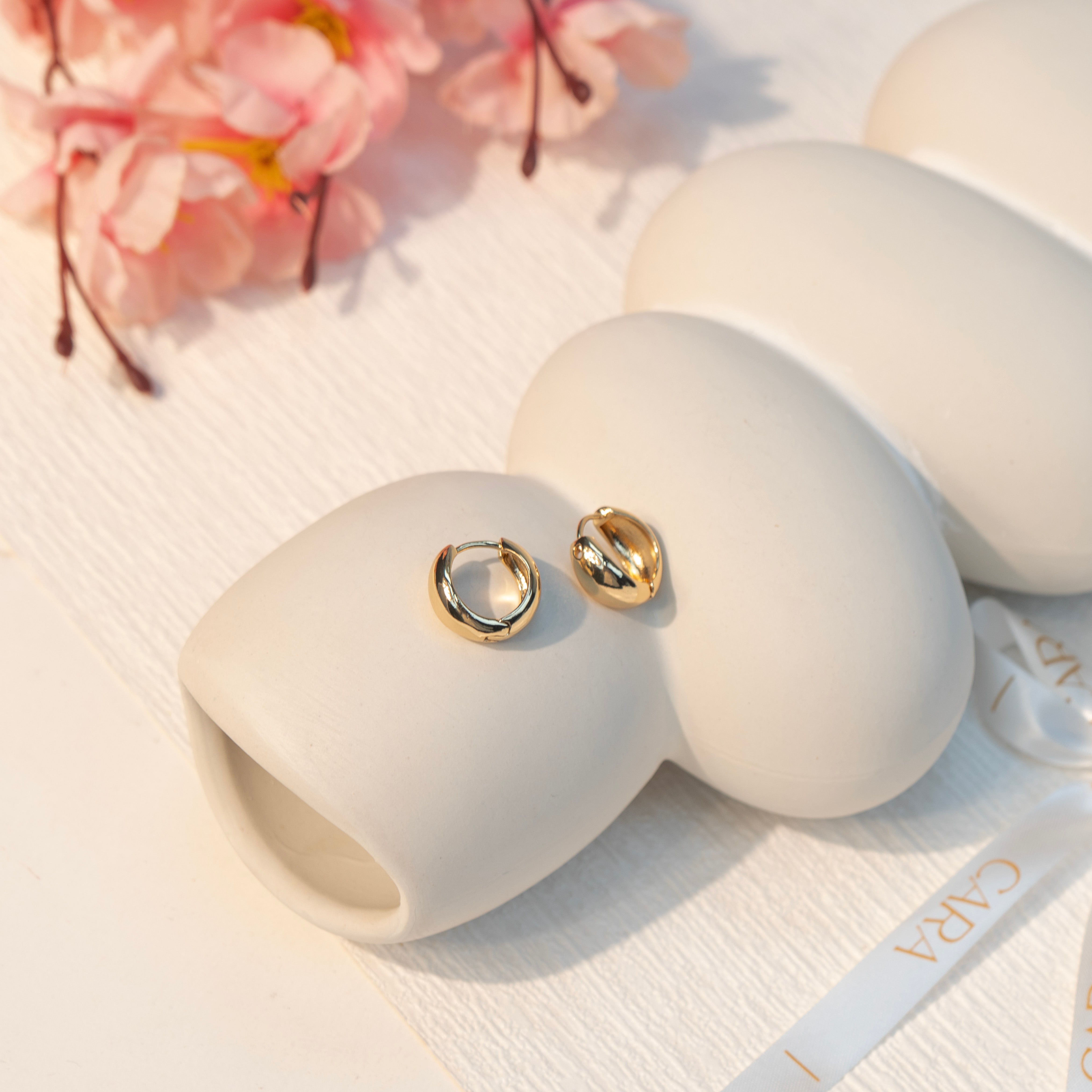 Fluid Circle Earrings
