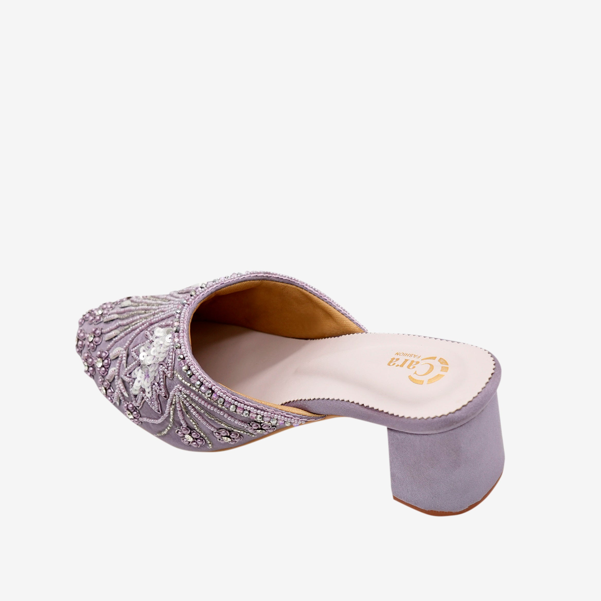 Festive Glide Beaded Heels