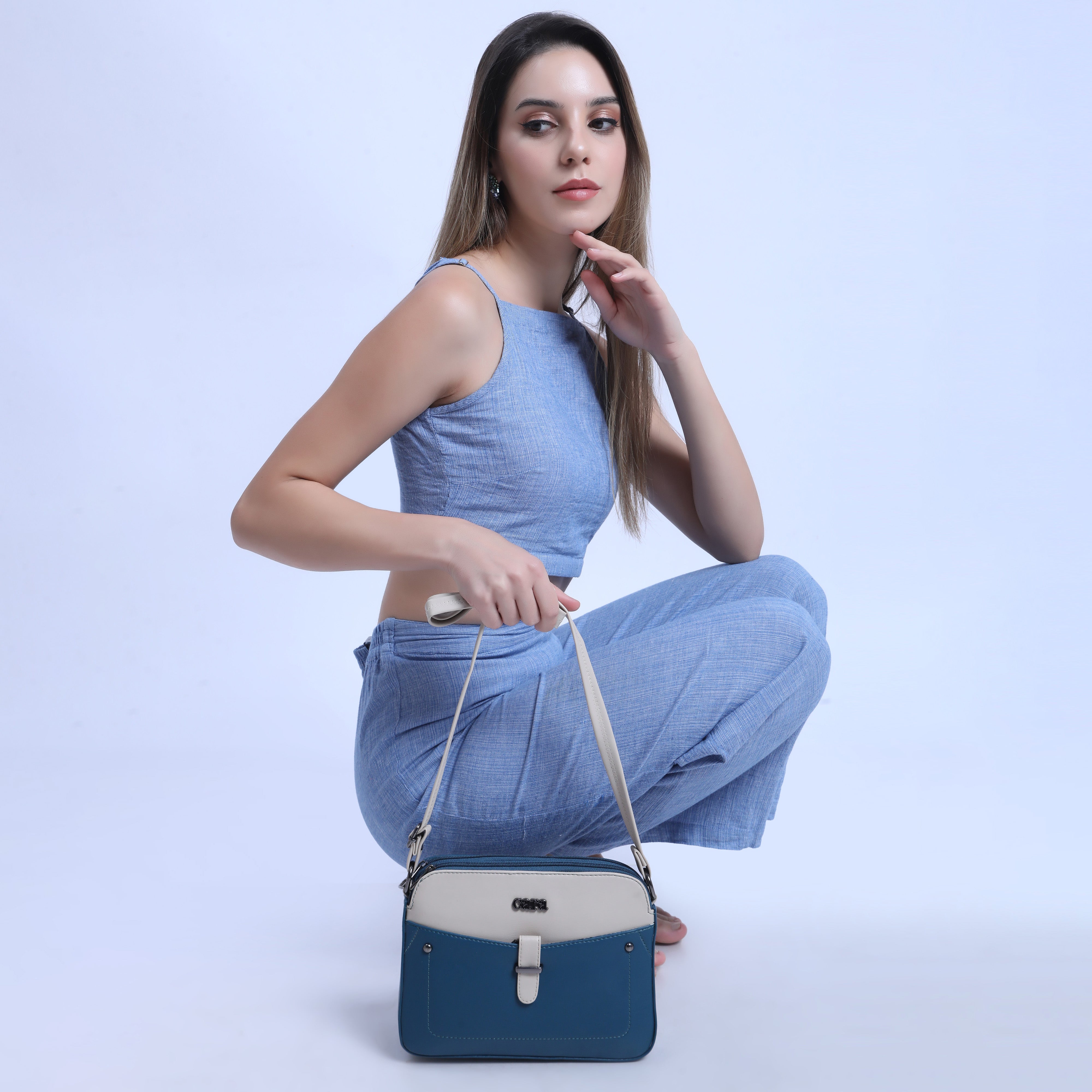 Blue Chic Crossbody Charm | Cara