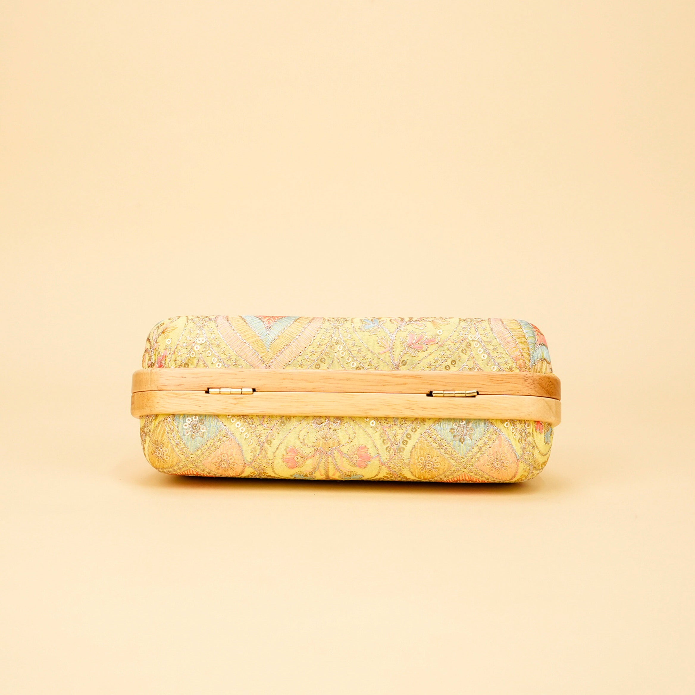 Aurelia Wood-Frame Clutch
