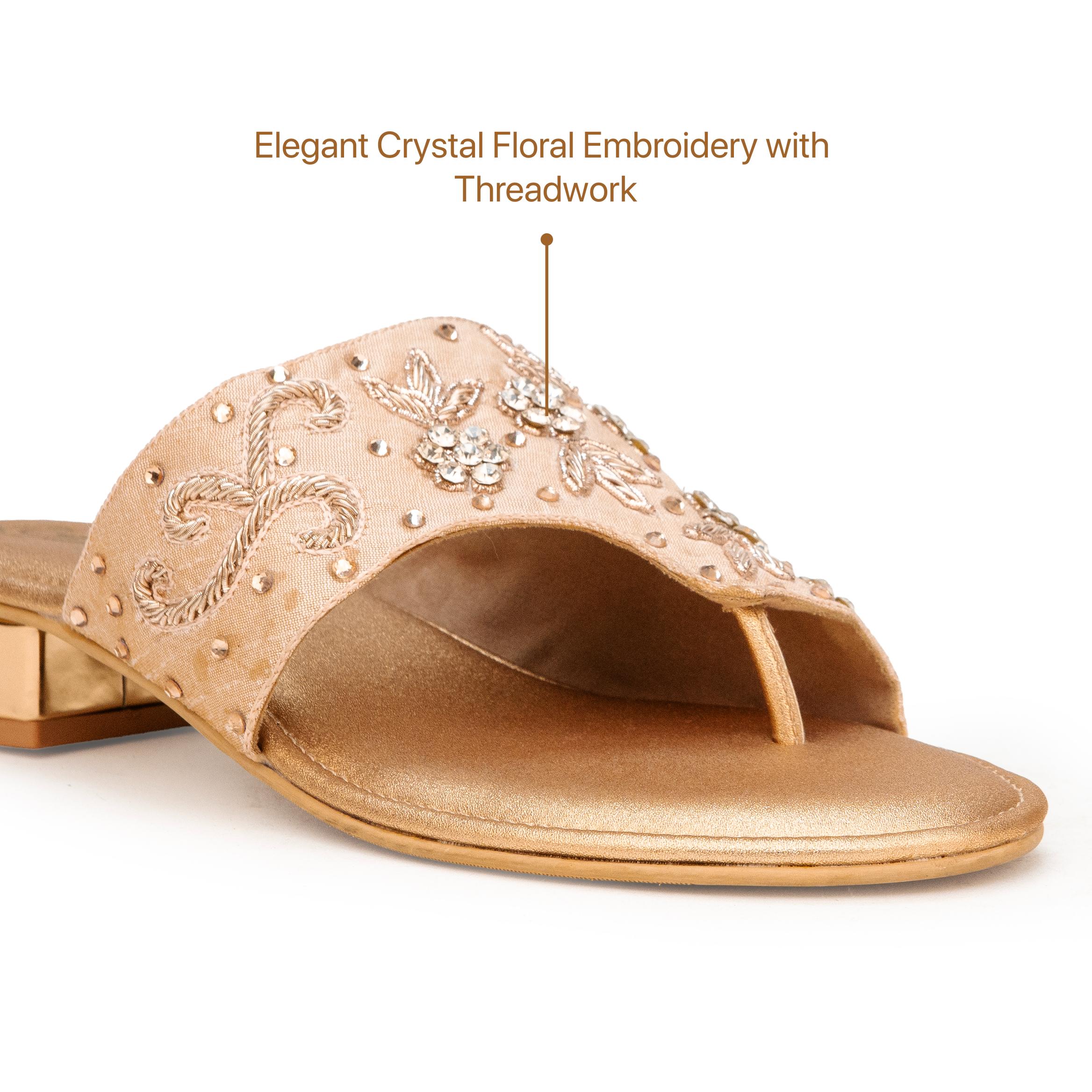 Crystal Drop Heels