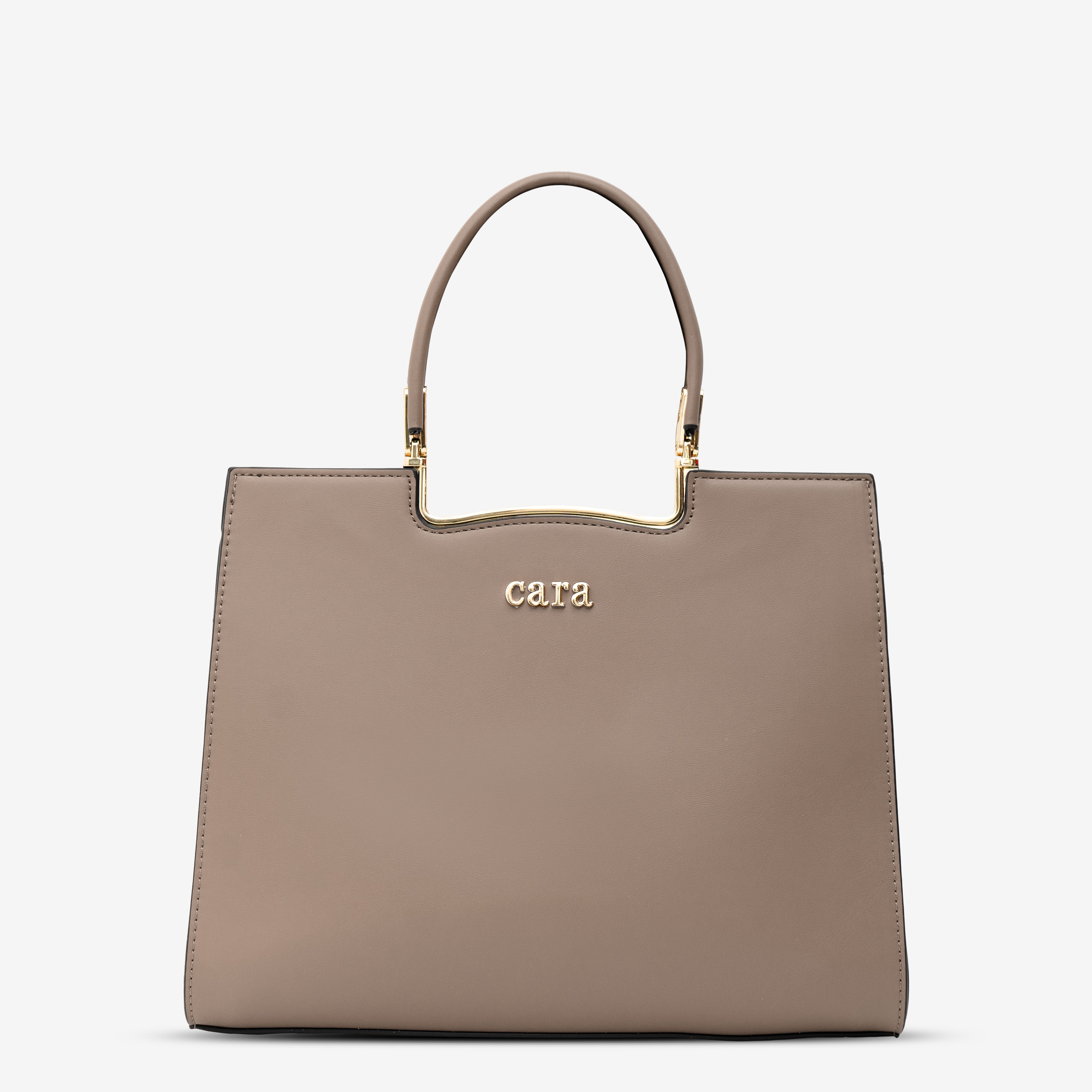 Neutral Carryall Handbag | Cara