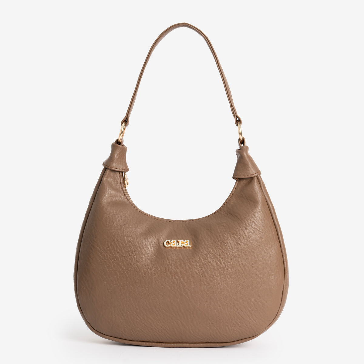 Classic Luxe Brown Hobo Bag