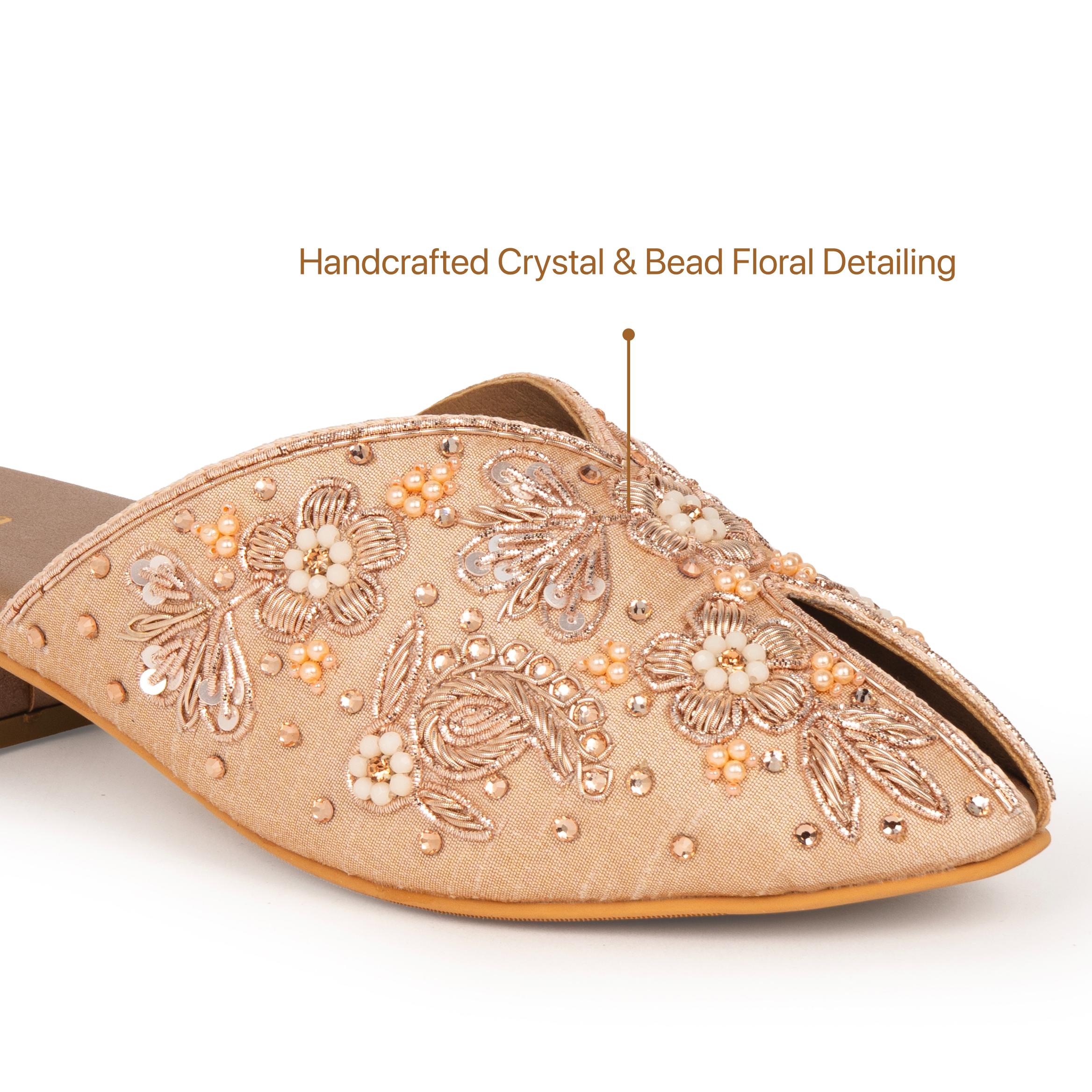 Noorani Beaded Mules