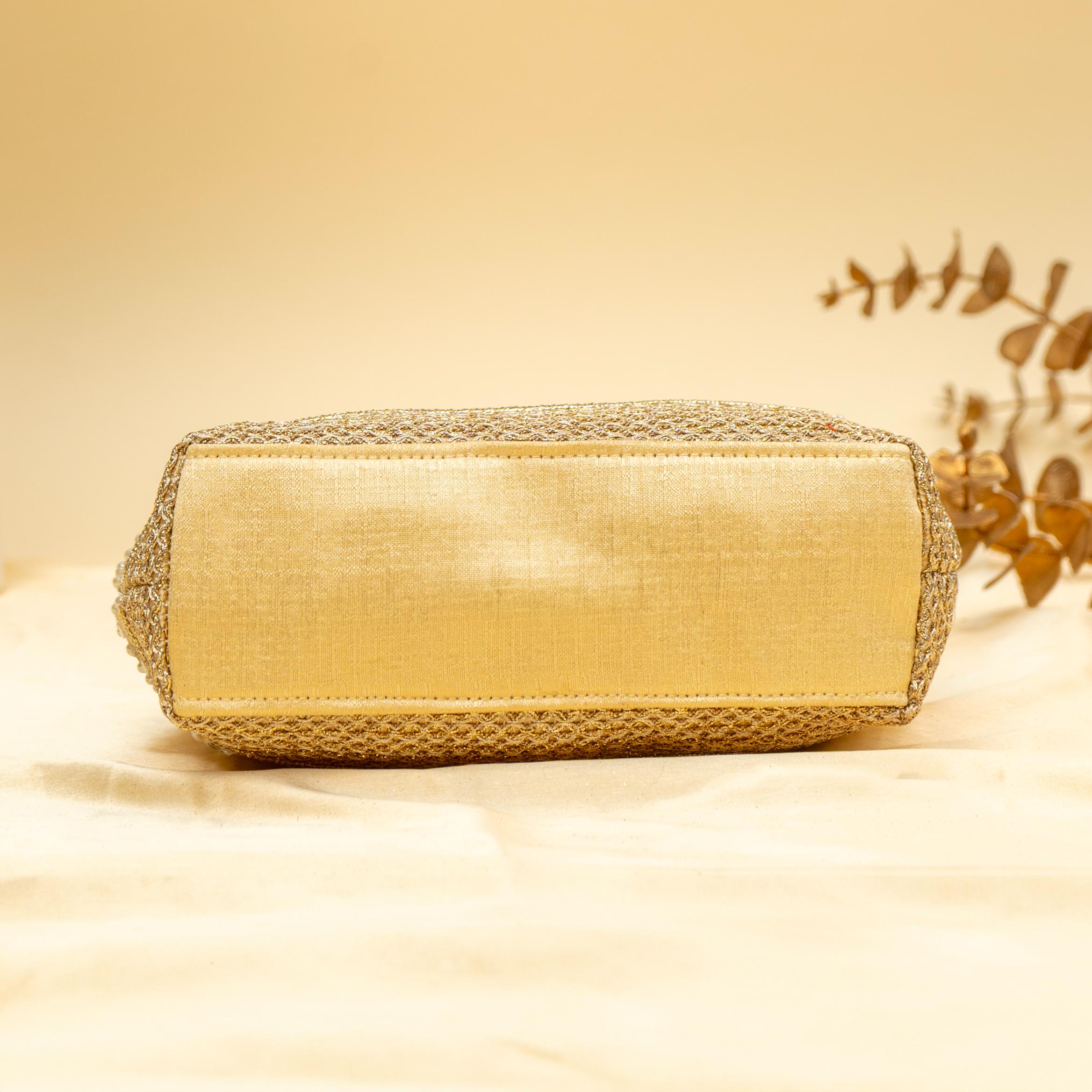 Timeless Pearlwork Potli