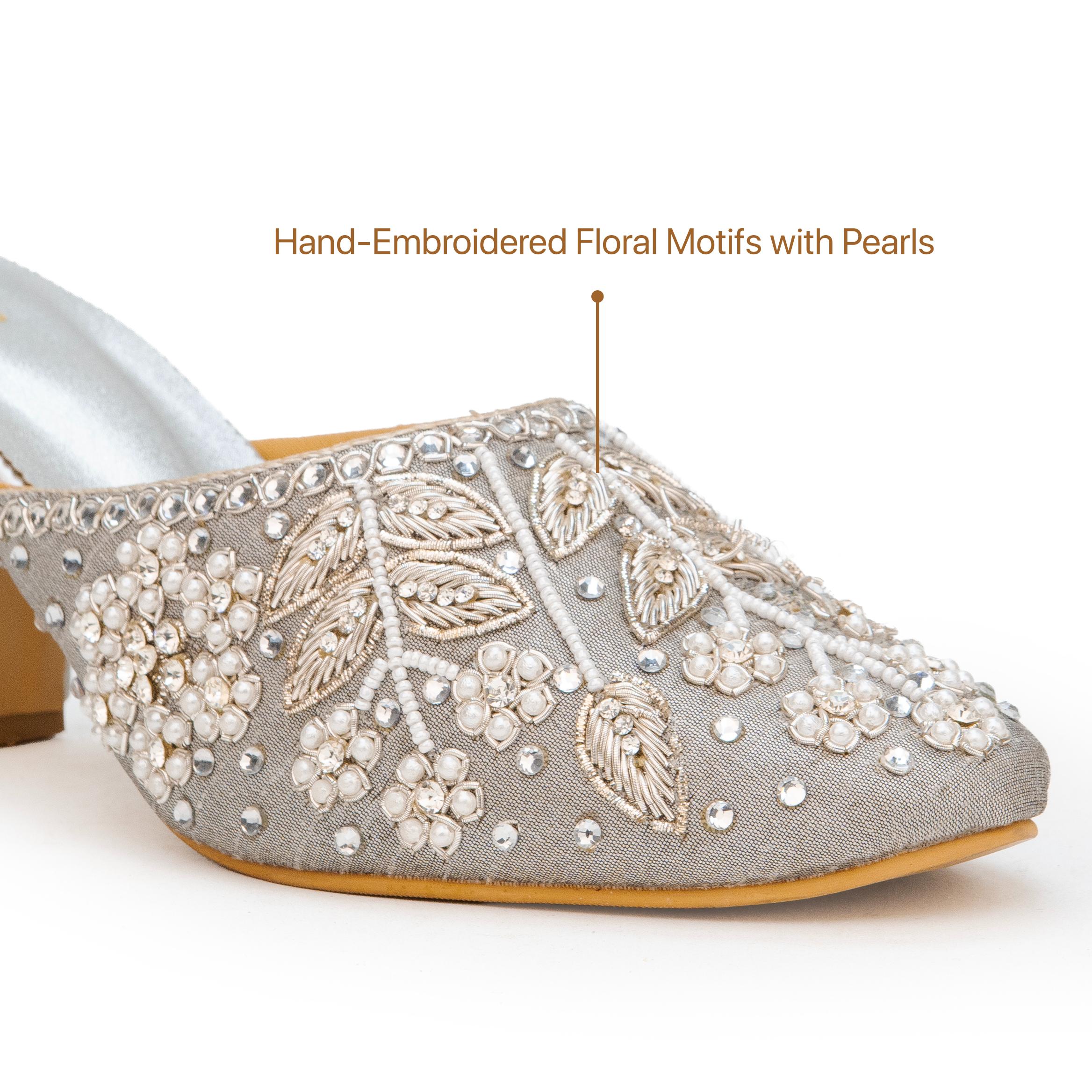 Pearl Sadabahar Mules