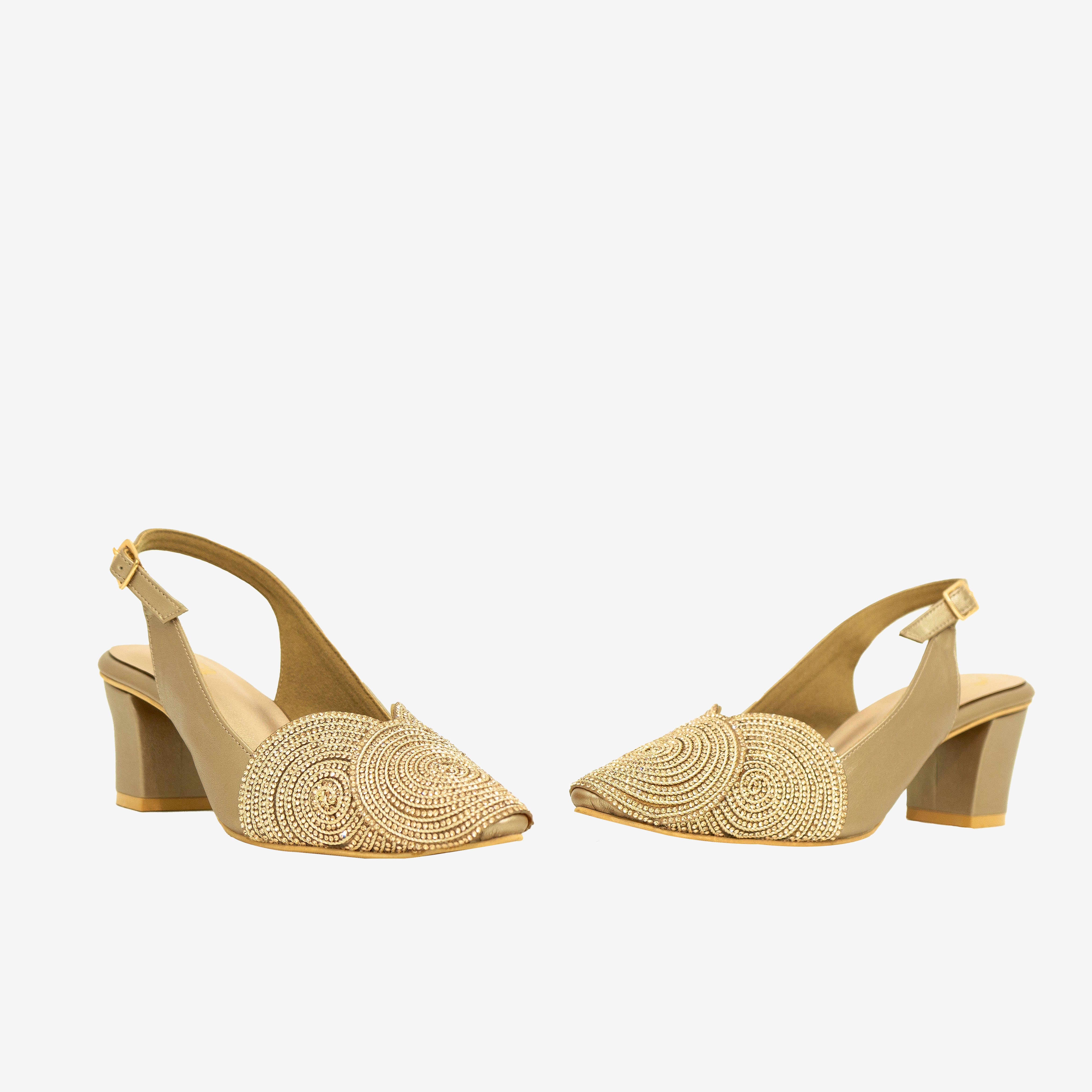 Rose gold ShineOn Soles | Cara