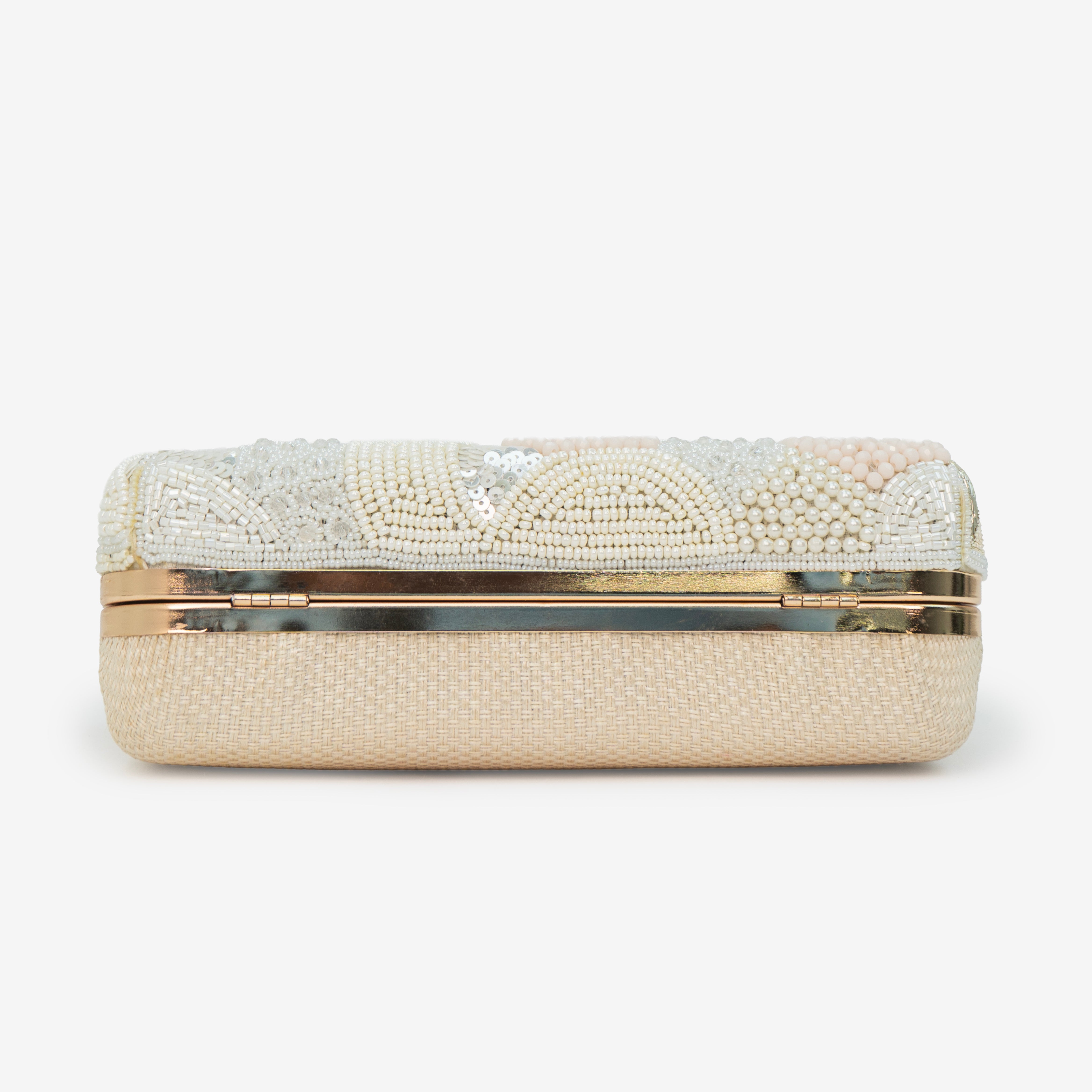 Zari Moti Box Clutch