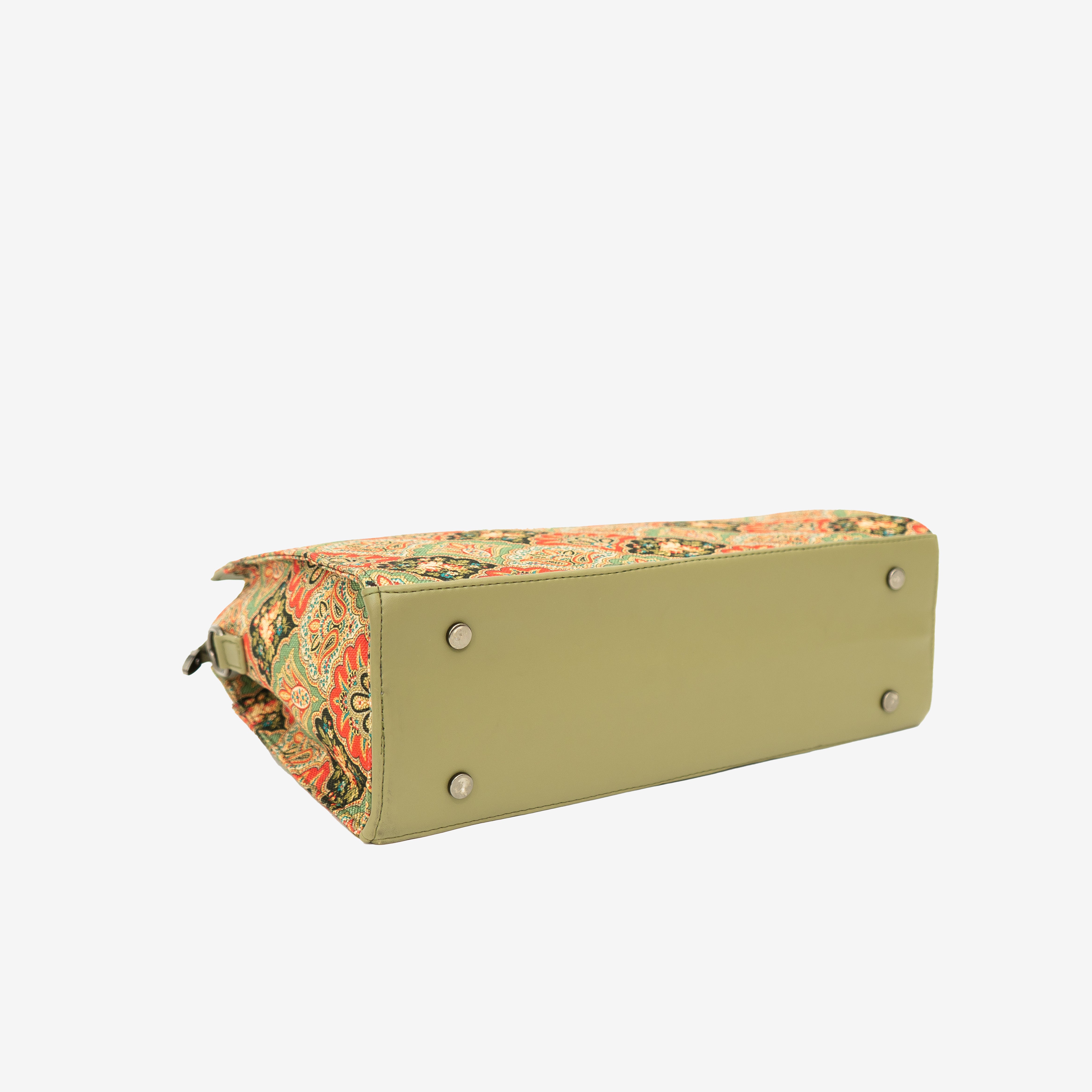 Green Flawless Crafted handbag | Cara