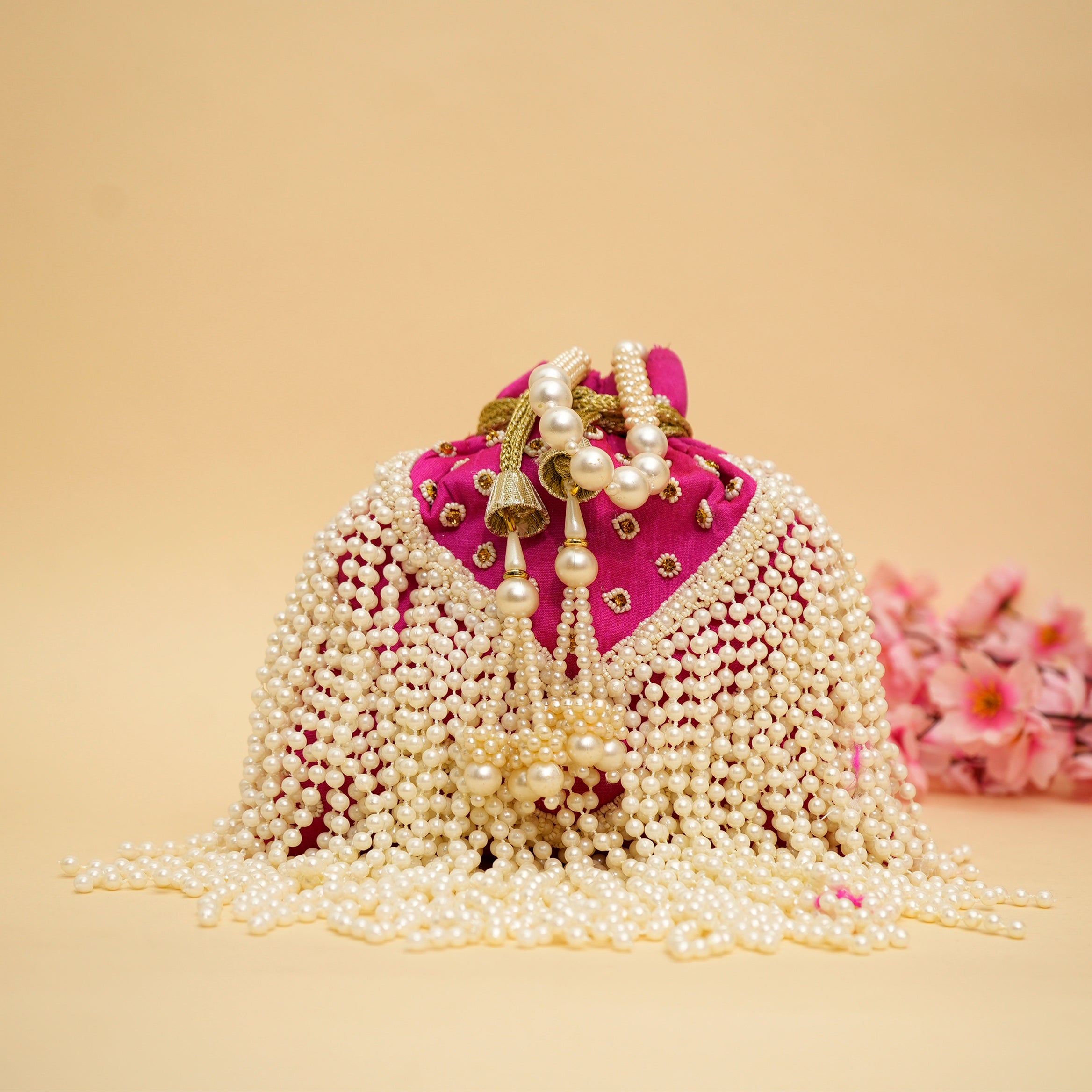 Pearl Cascade Potli | Cara