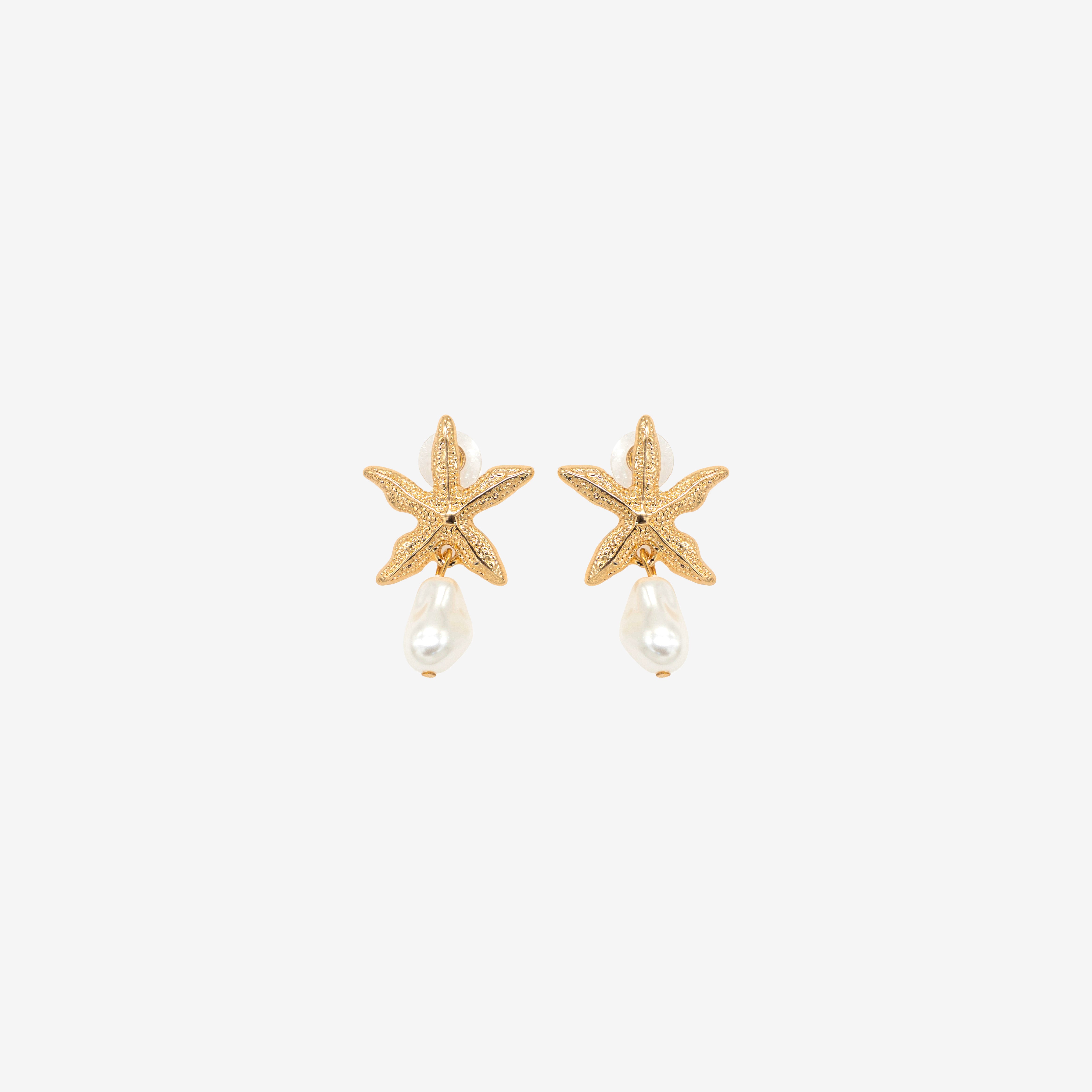 Moonlit Star Earrings