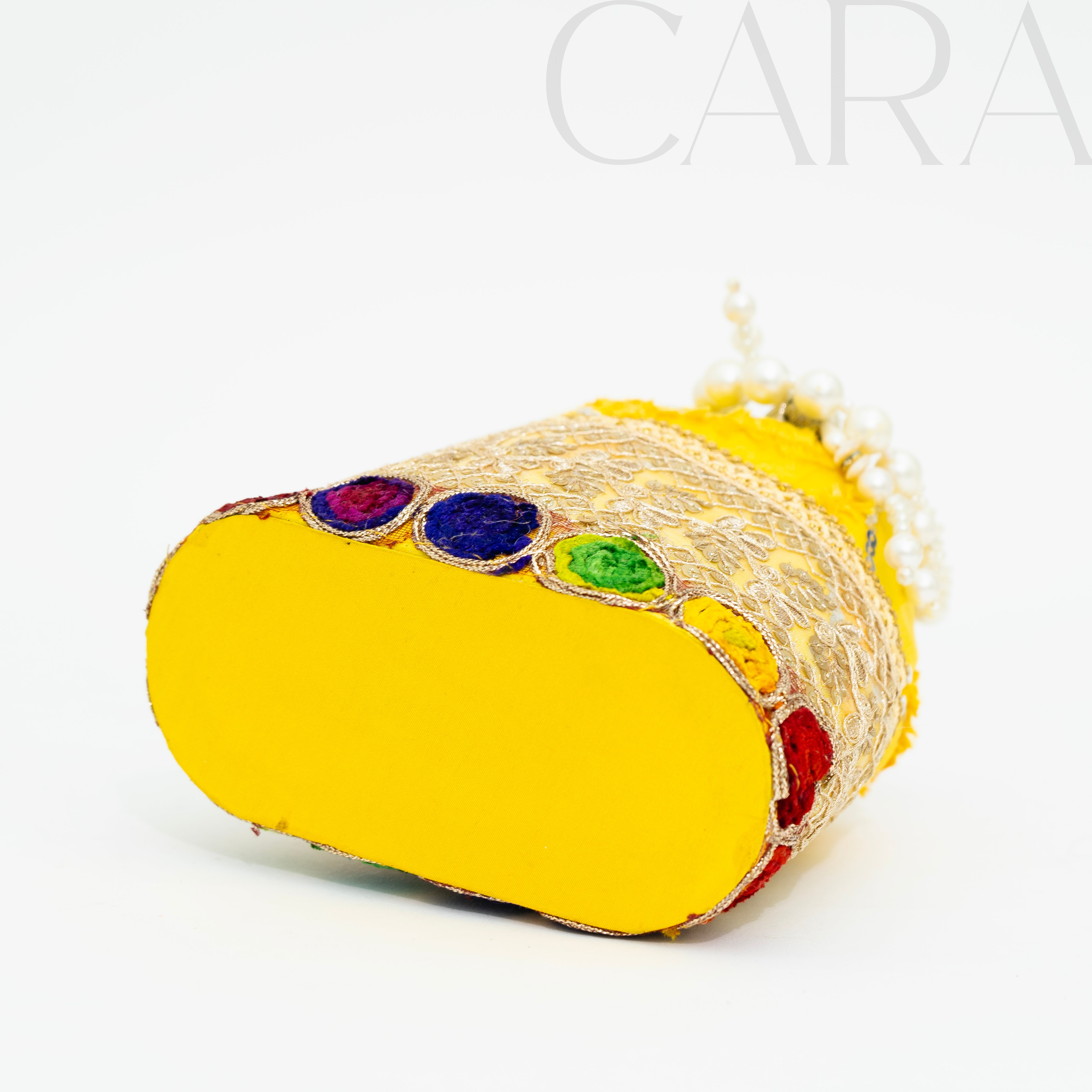 Yellow Glamorous Potli