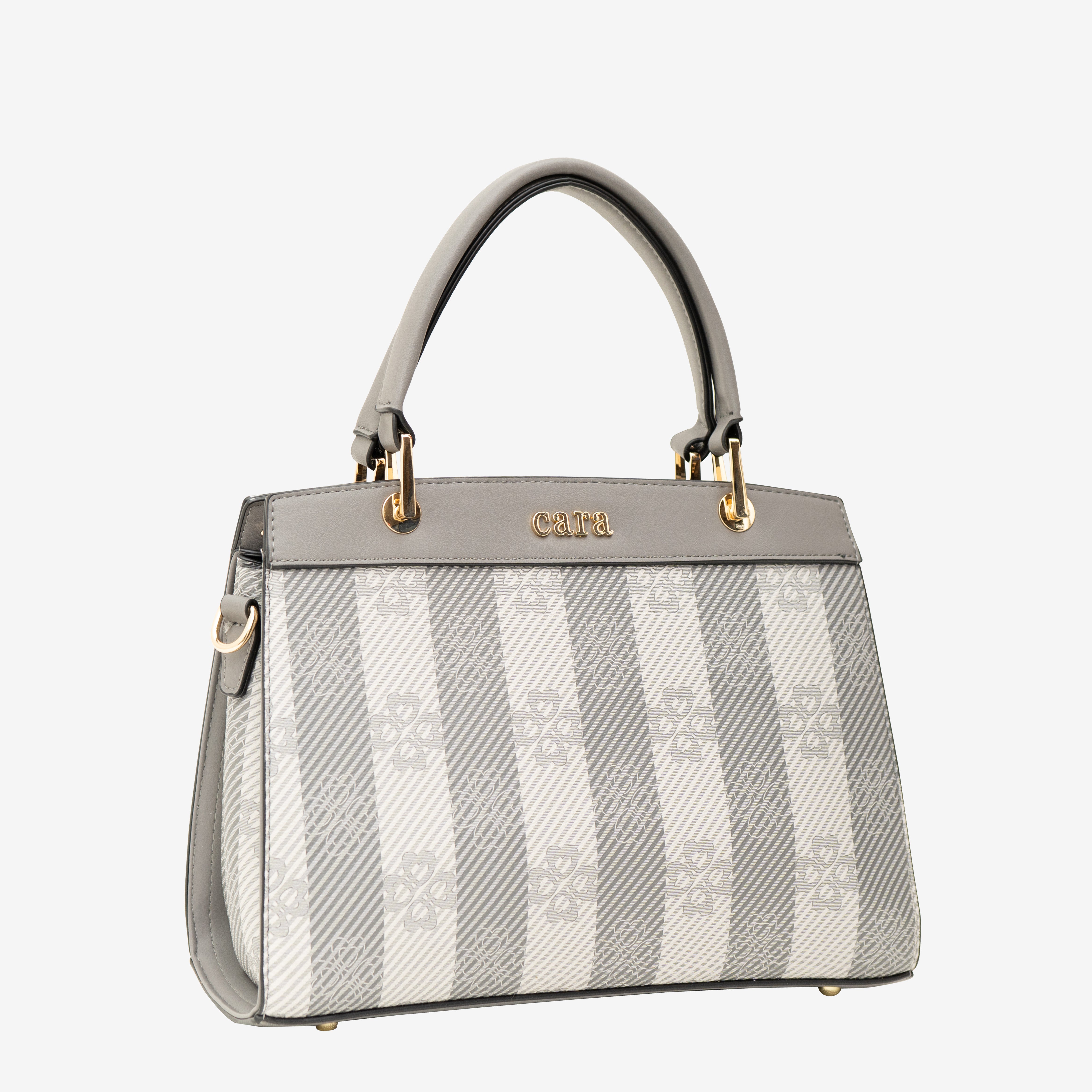 Grey Floral Grace Handbag | Cara