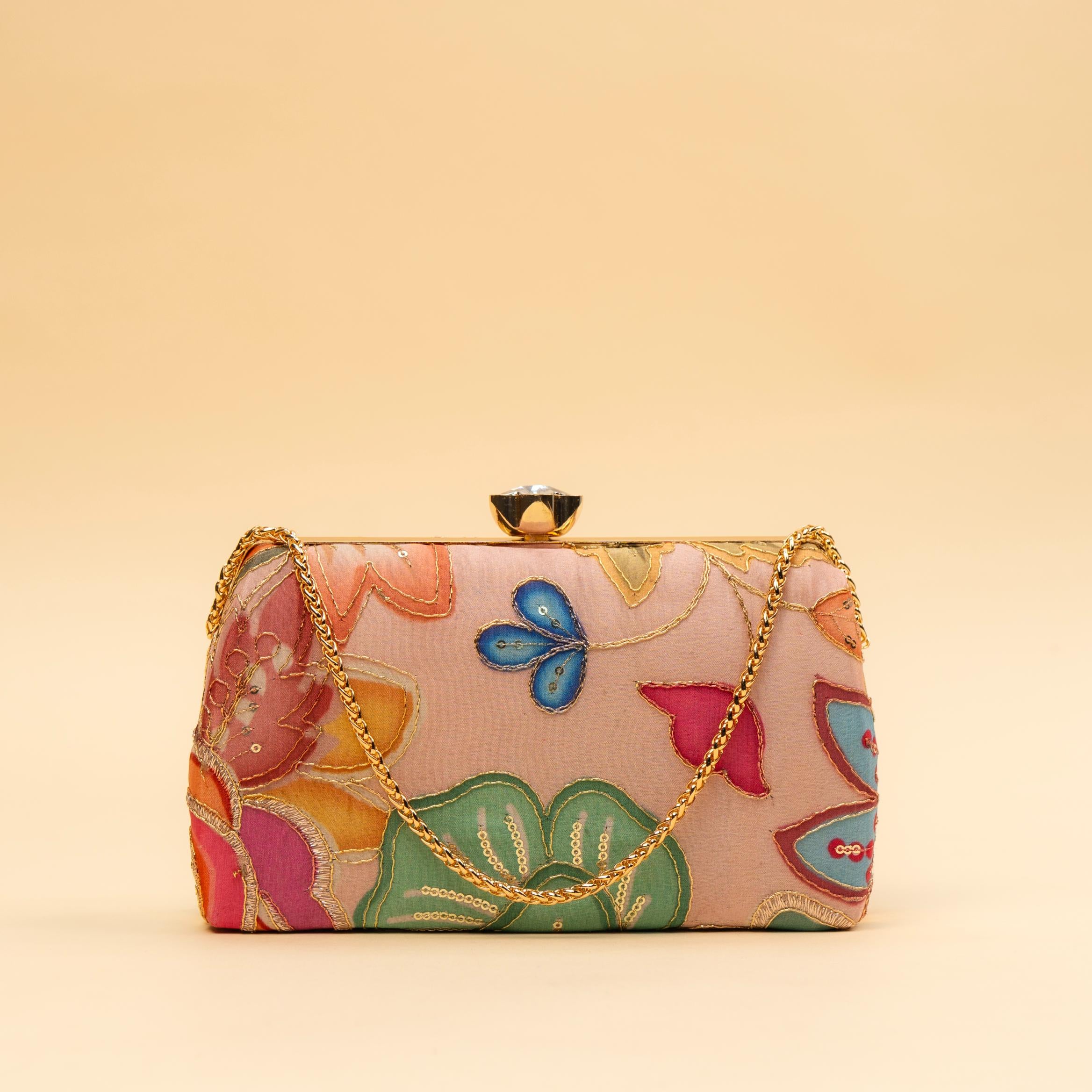 Sequin Thread Clutch