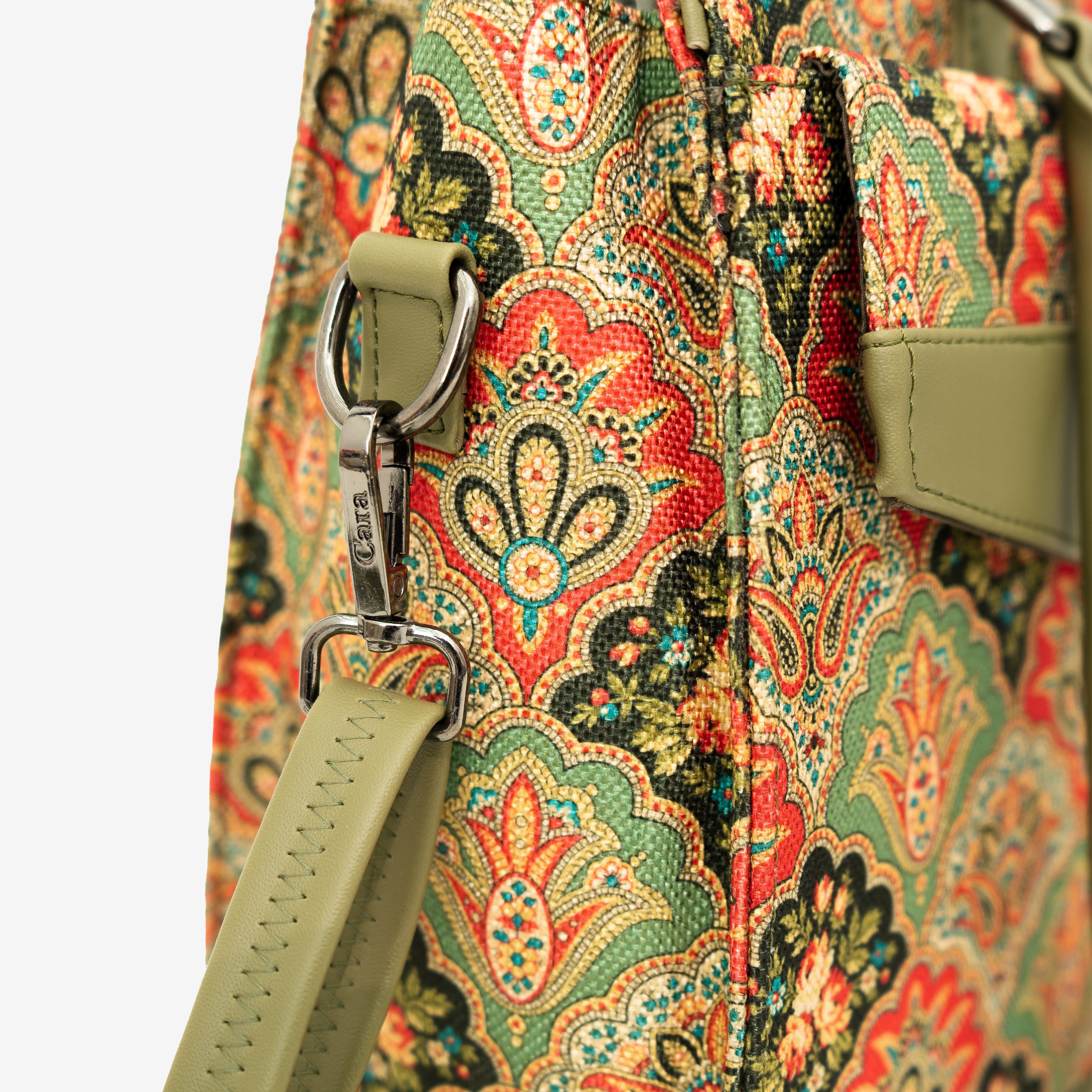 Green Flawless Crafted handbag | Cara
