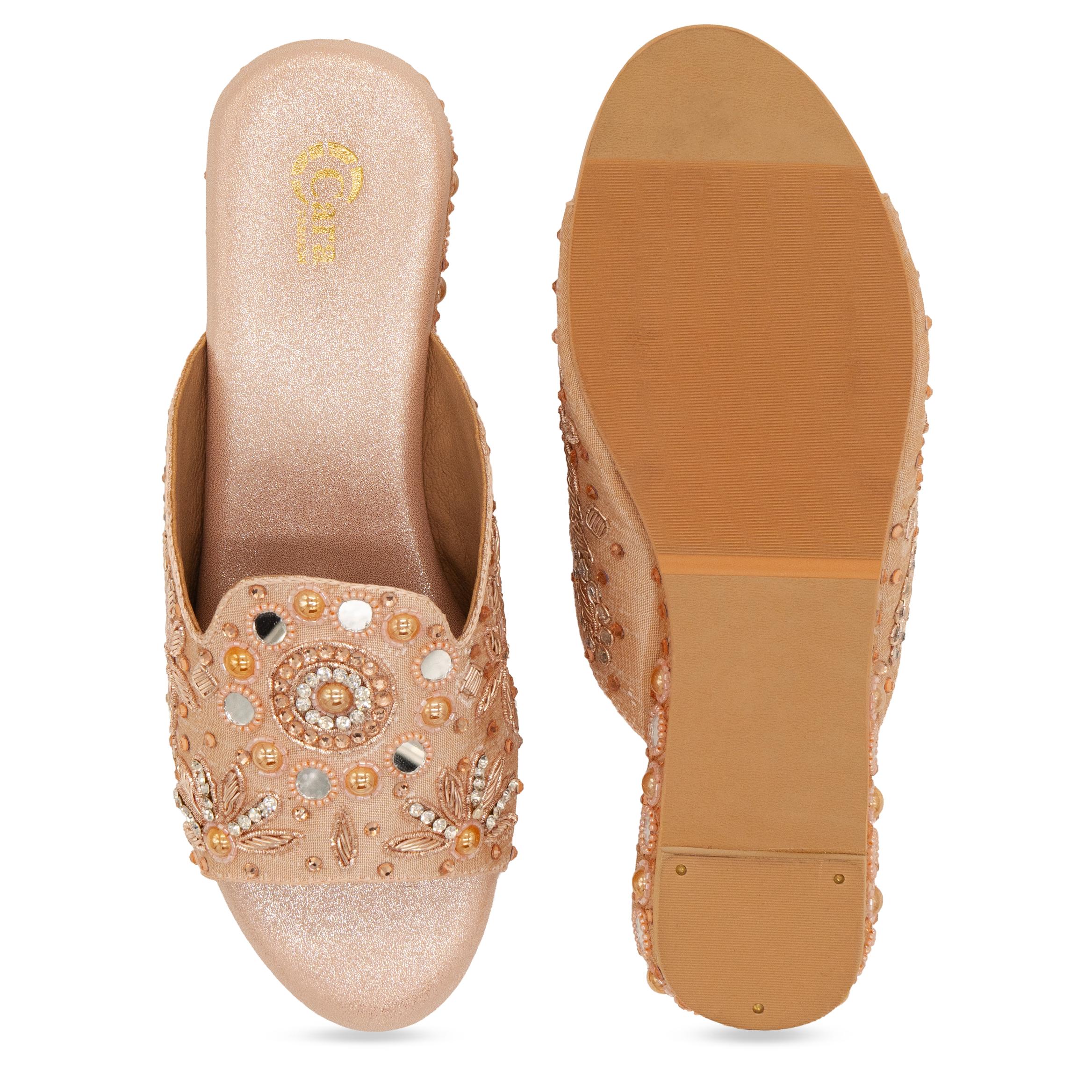 Shahi Zari Festive Flats