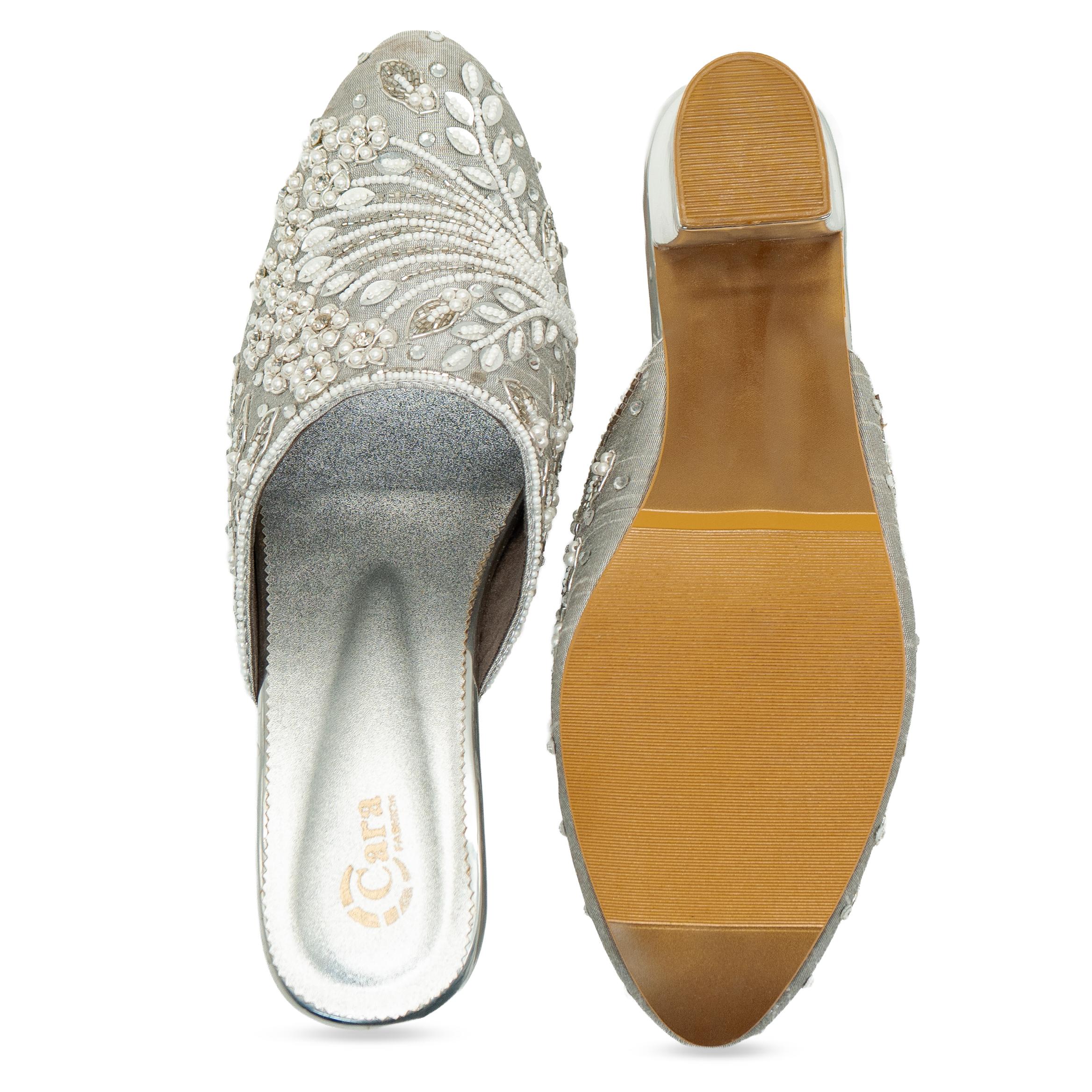 Beaded Ray Mules