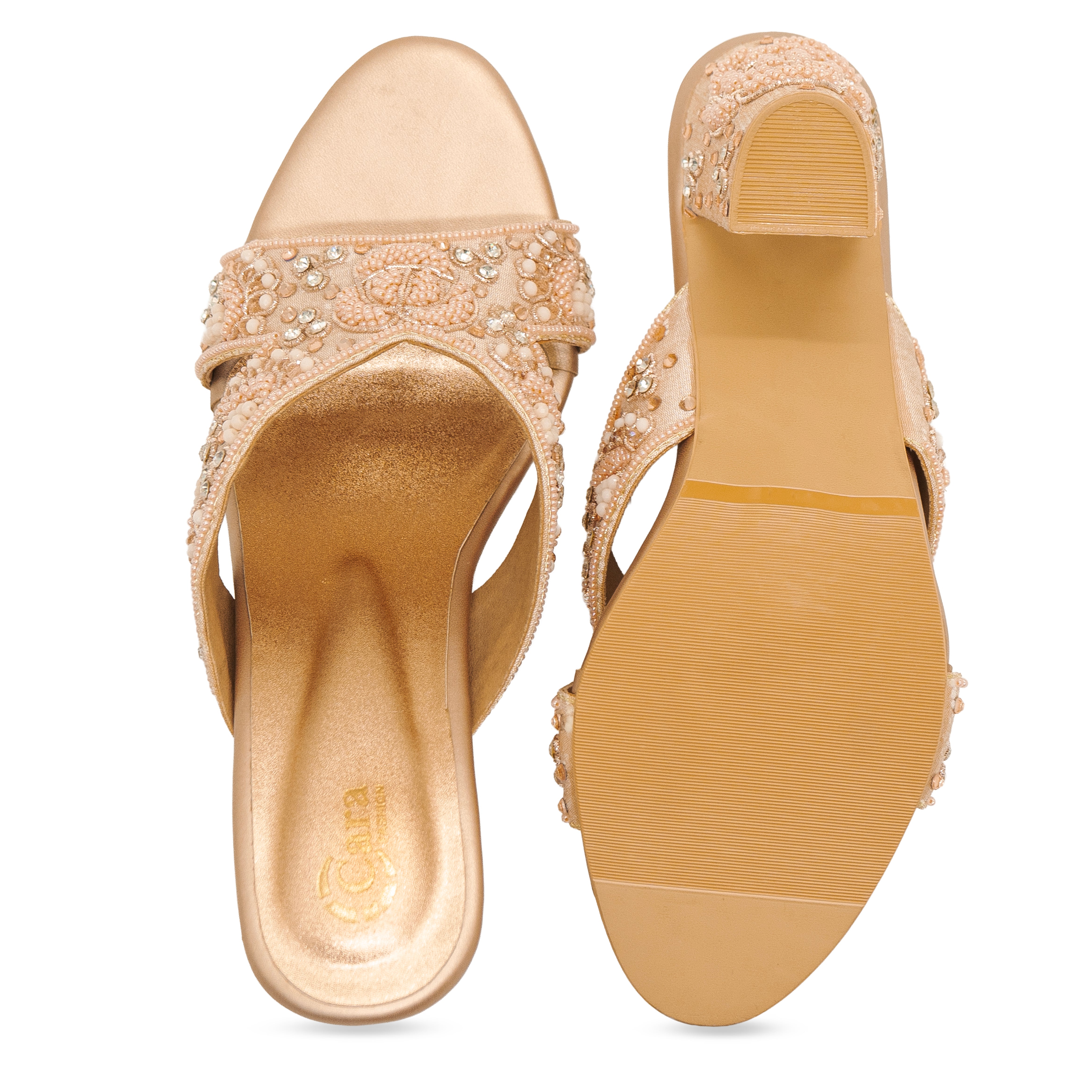 Beaded Petal Heritage Heels