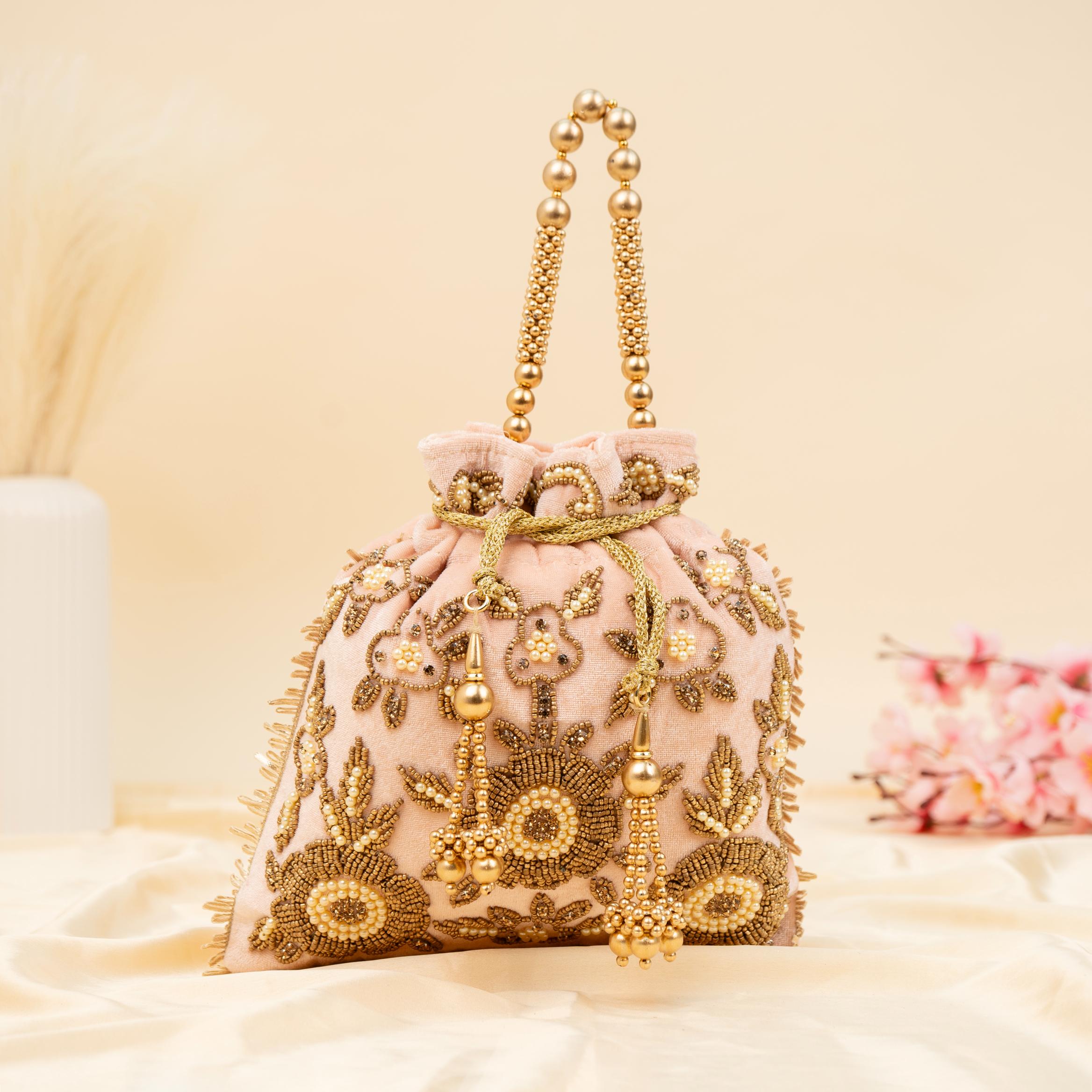 The Velvet Bloom Potli
