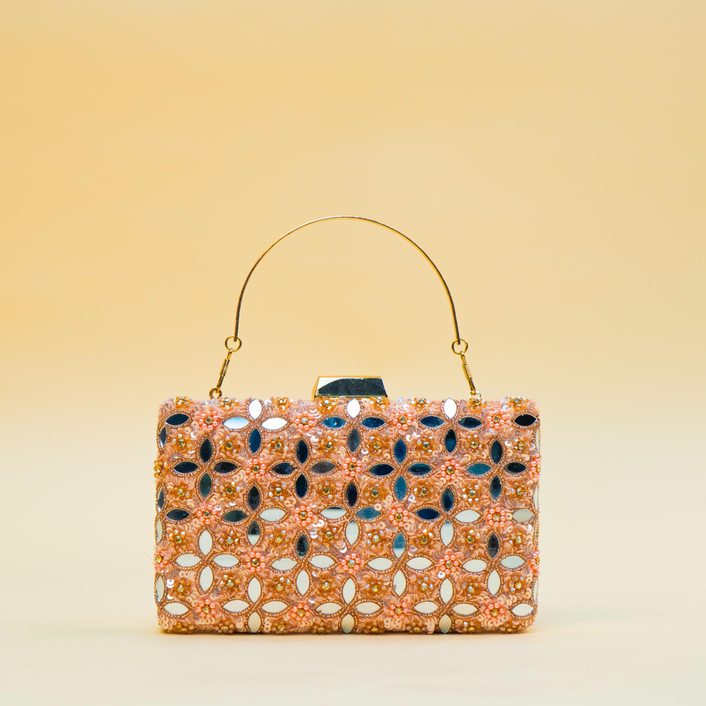 Celestial Mirrorwork Clutch