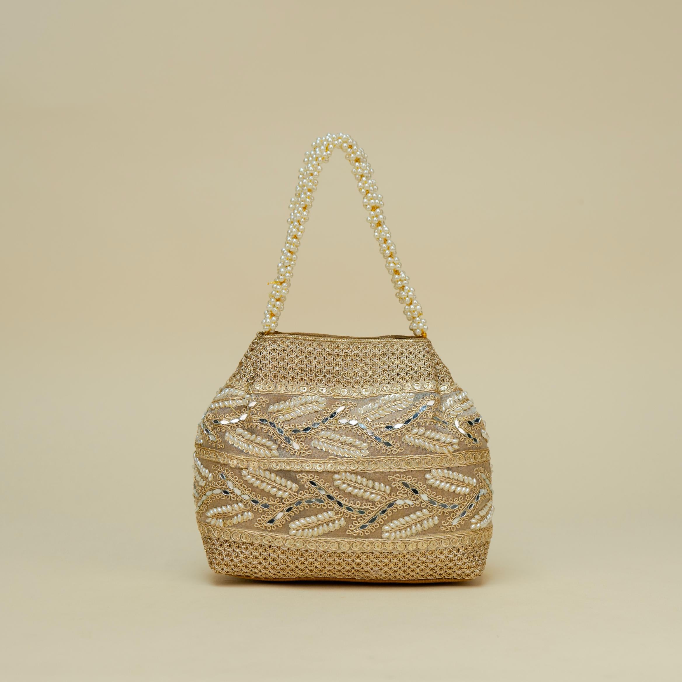 Ornate Handle Potli
