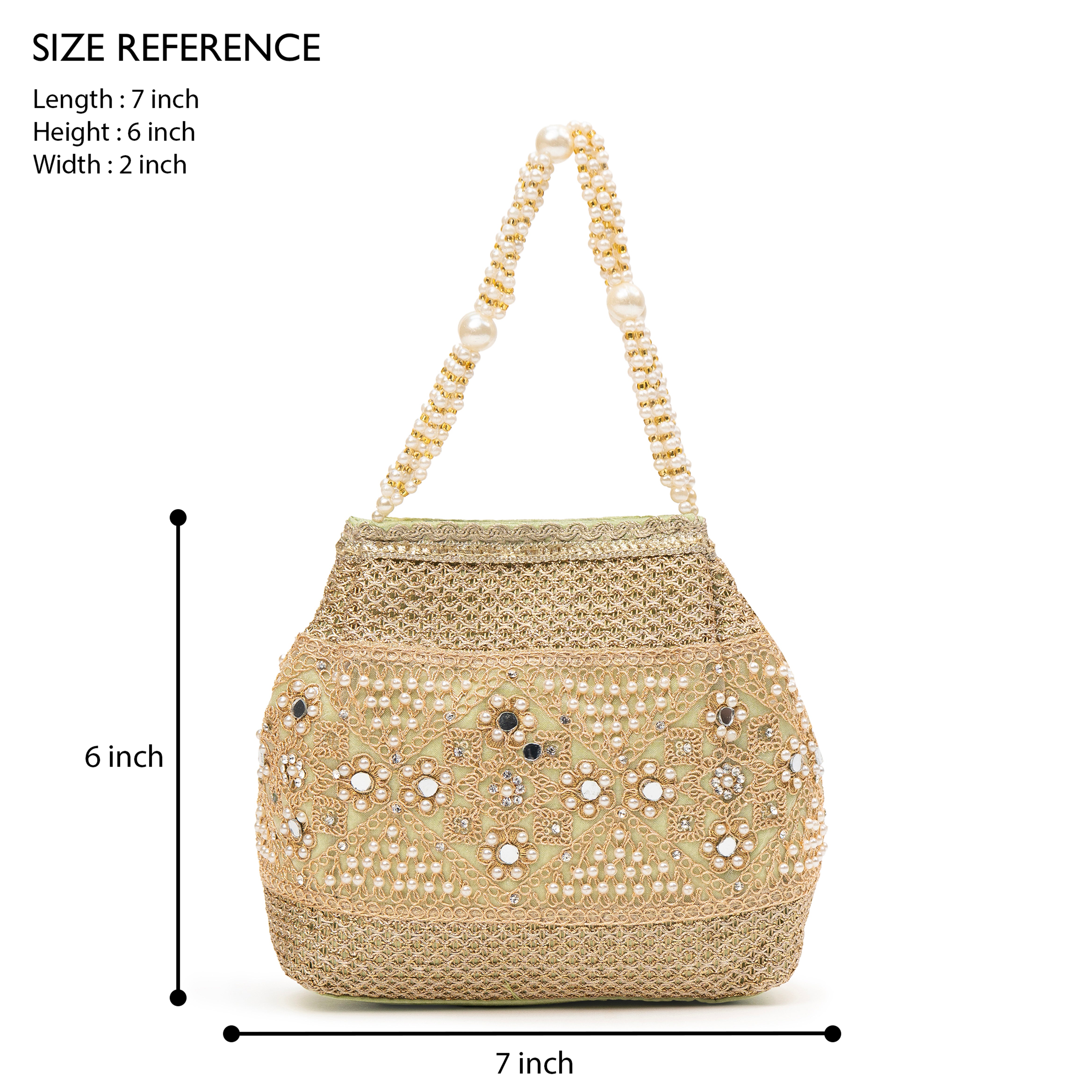 Pearl Elegance Potli