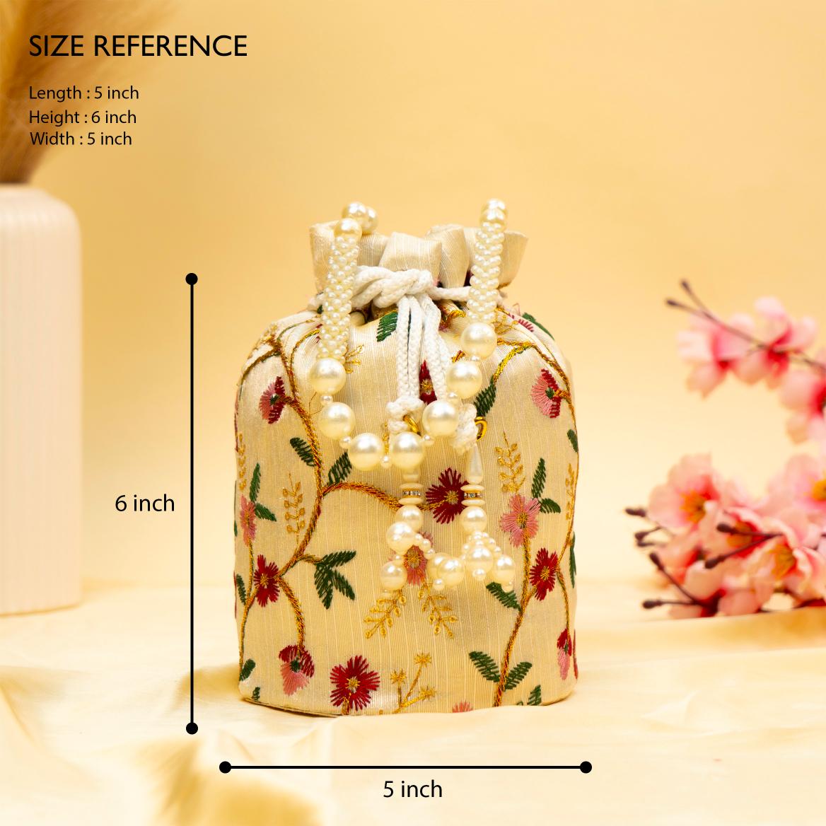 Classic Threadwork Potli