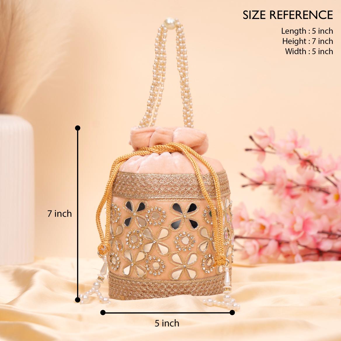 Royal Velvet Shimmer Potli