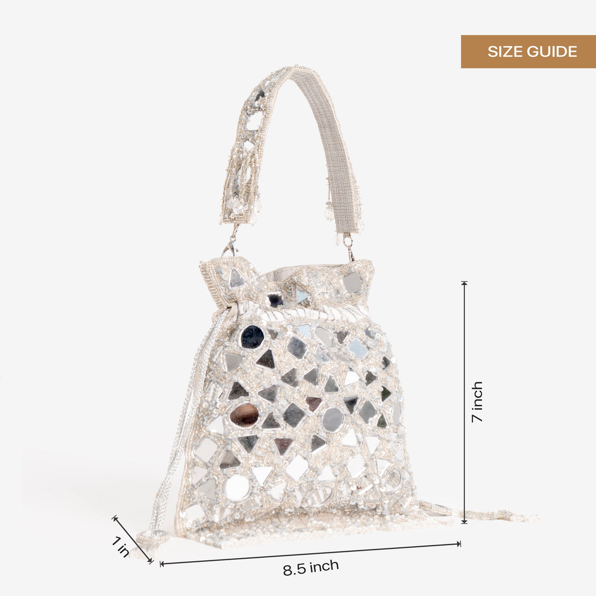 Reflective Beads potli| cara