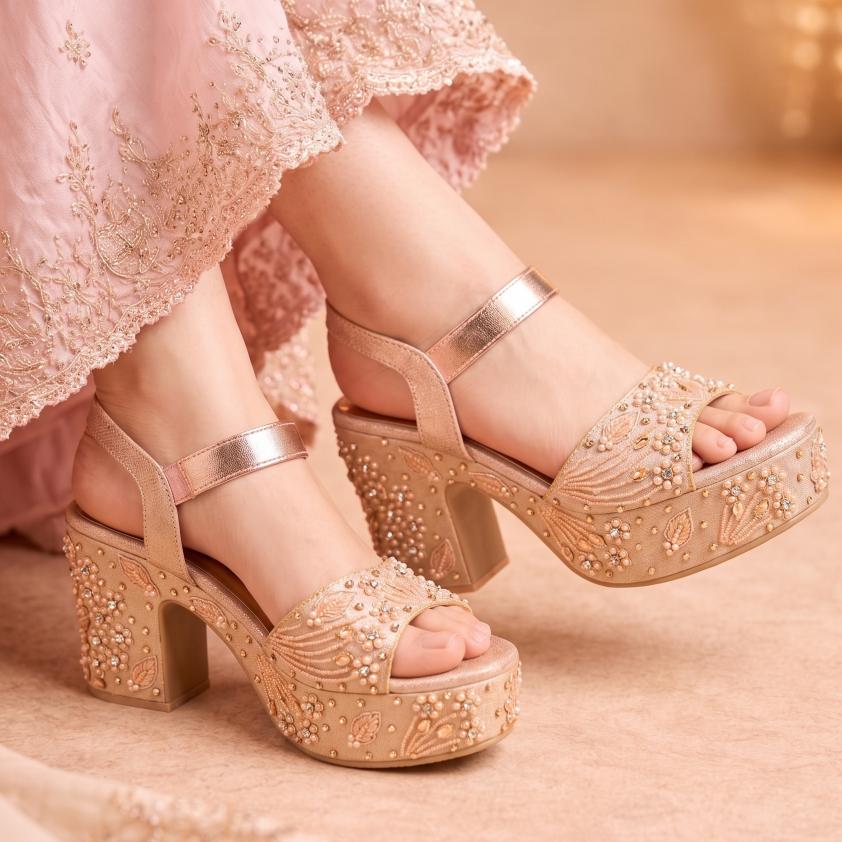 Bling Stone Heels