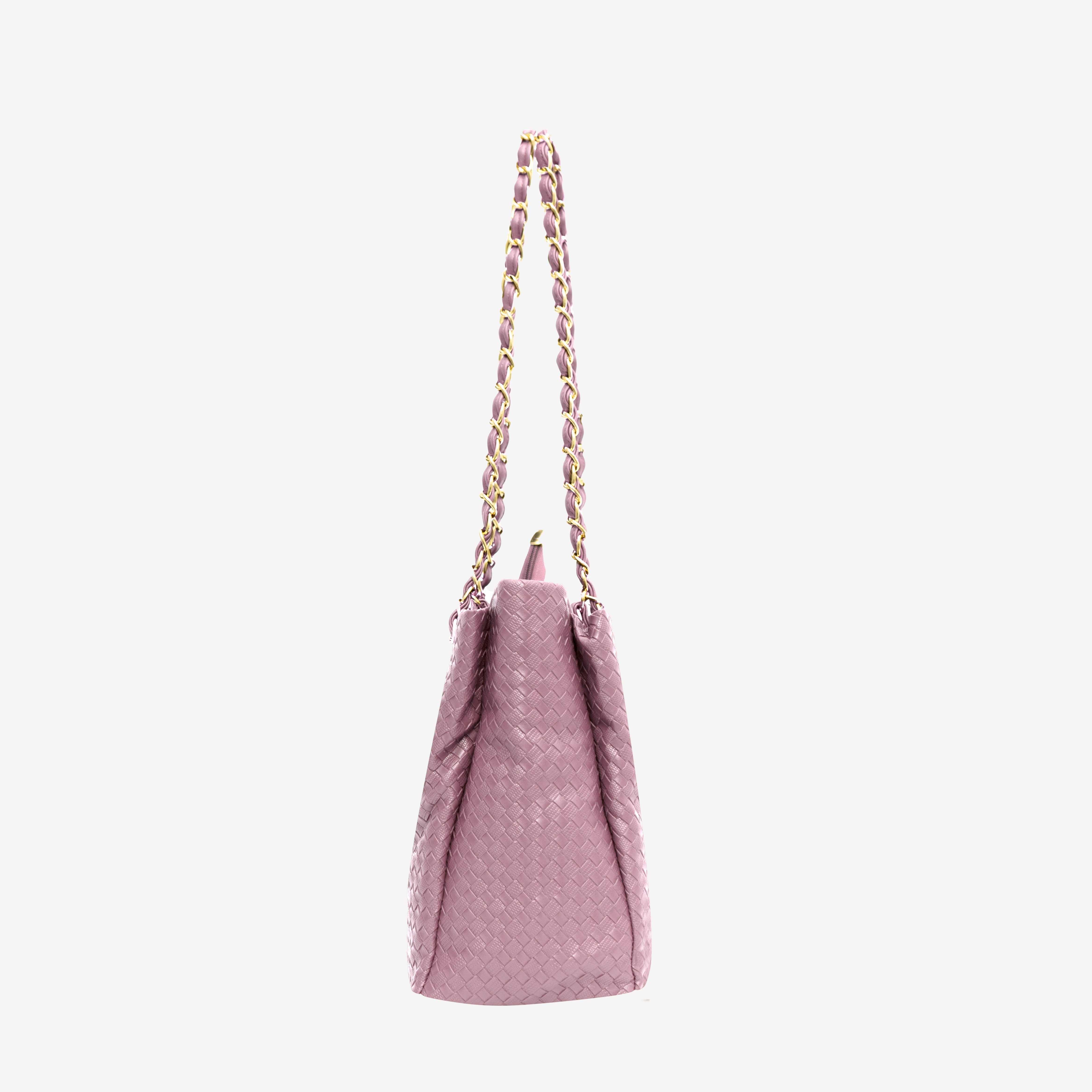 Pink Textured Swagger Tote Bag | Cara