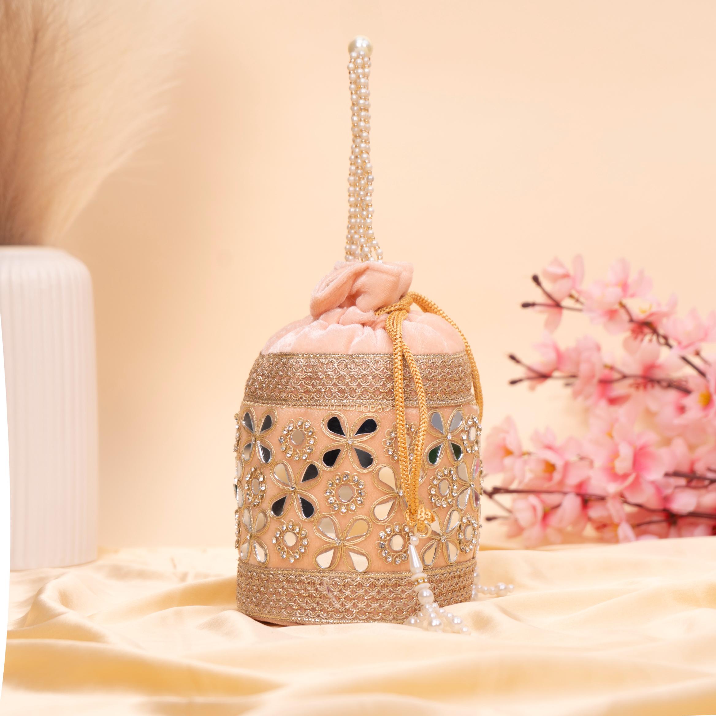 Royal Velvet Shimmer Potli