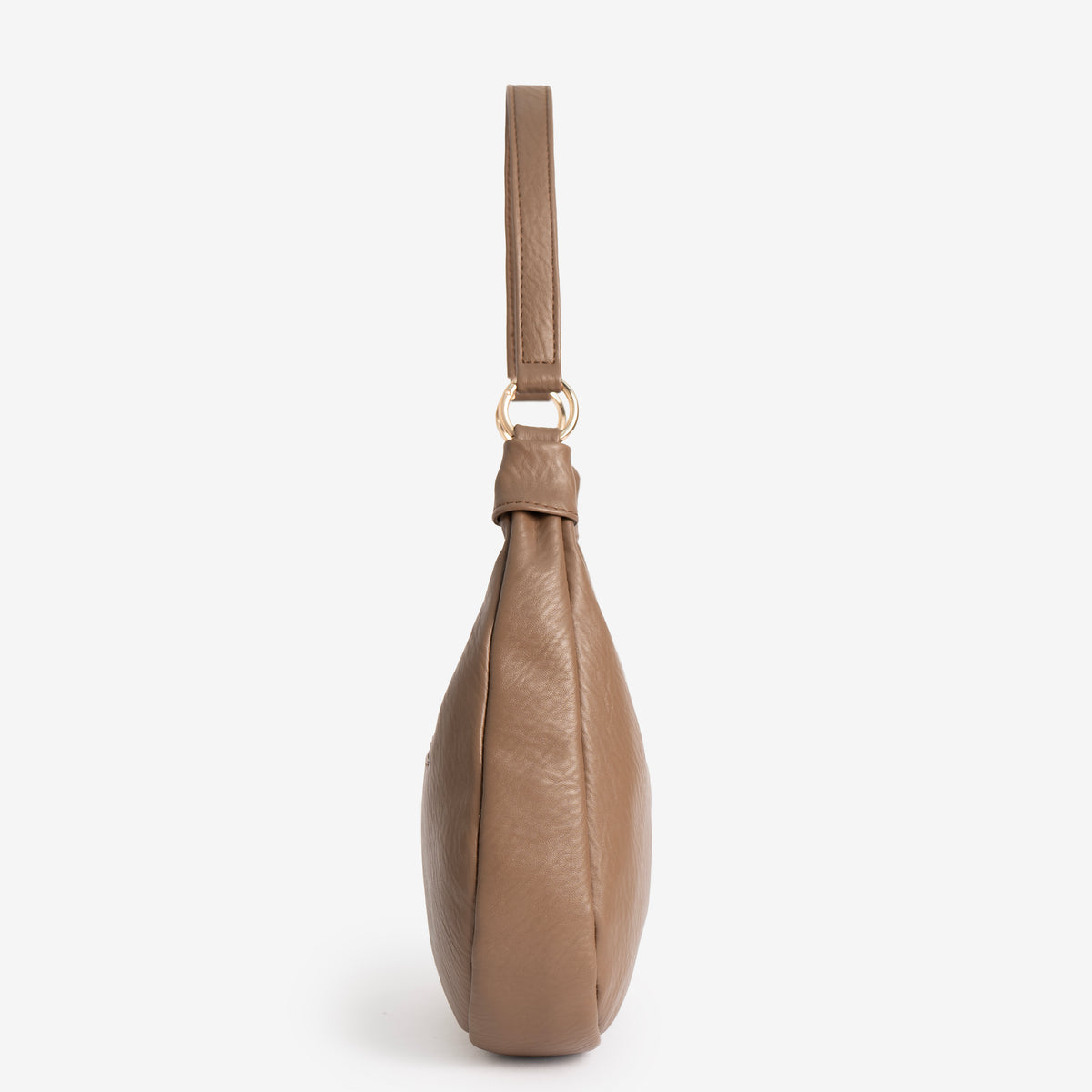 Classic Luxe Brown Hobo Bag