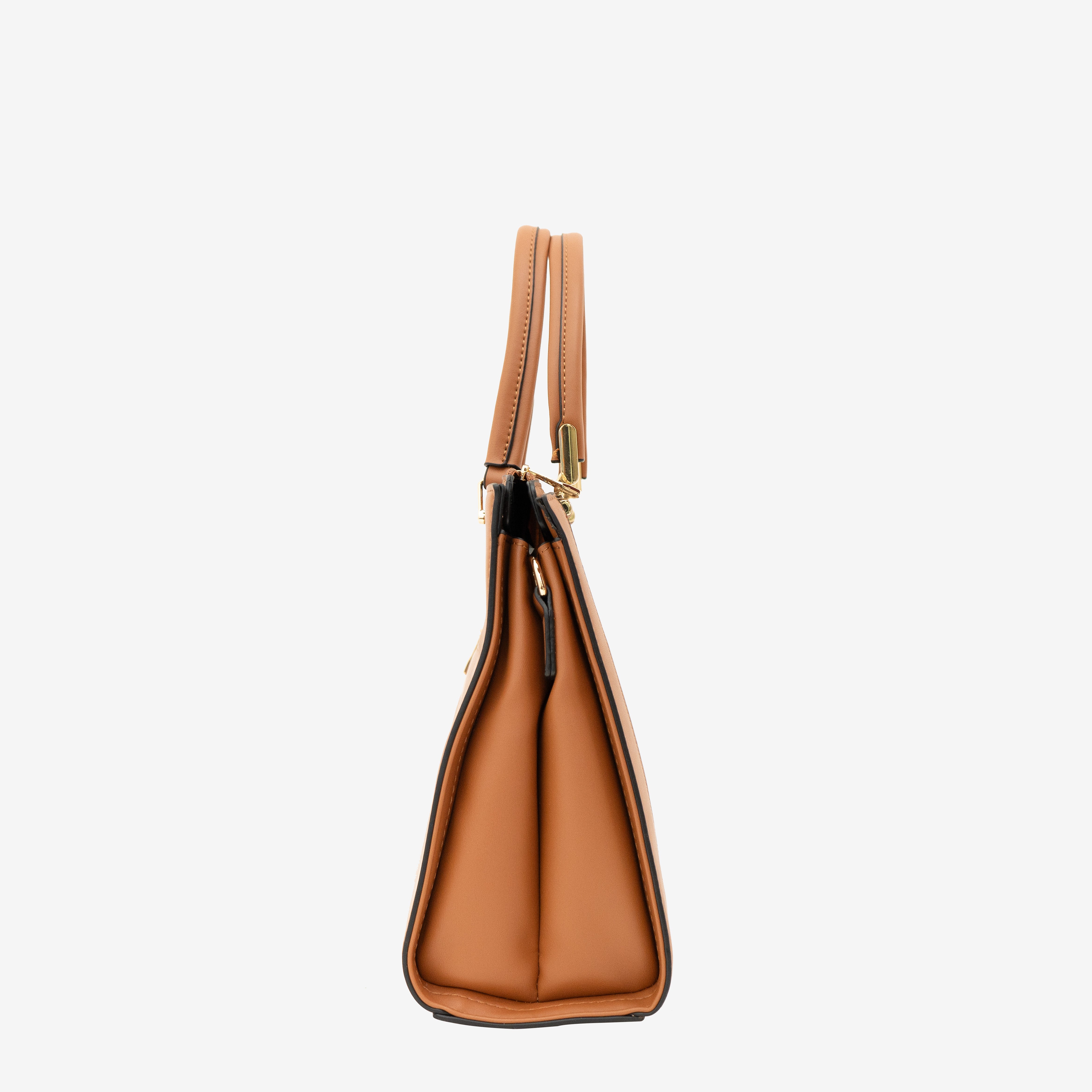Brown Floral Eclipse Handbag | Cara