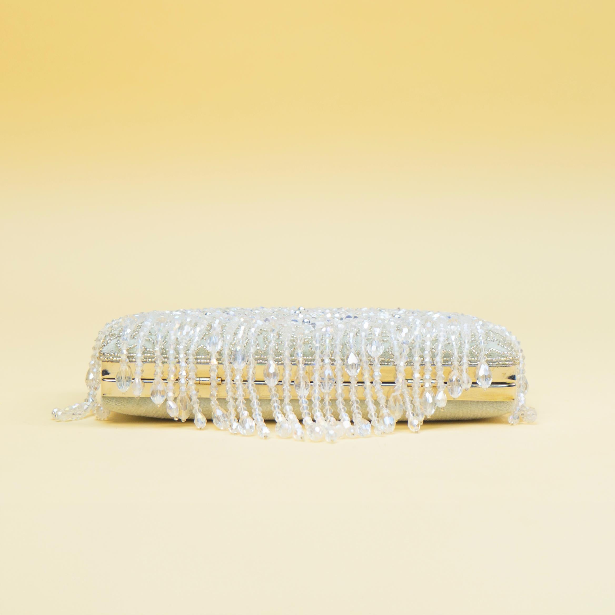 Timeless Pearl Gold Clutch