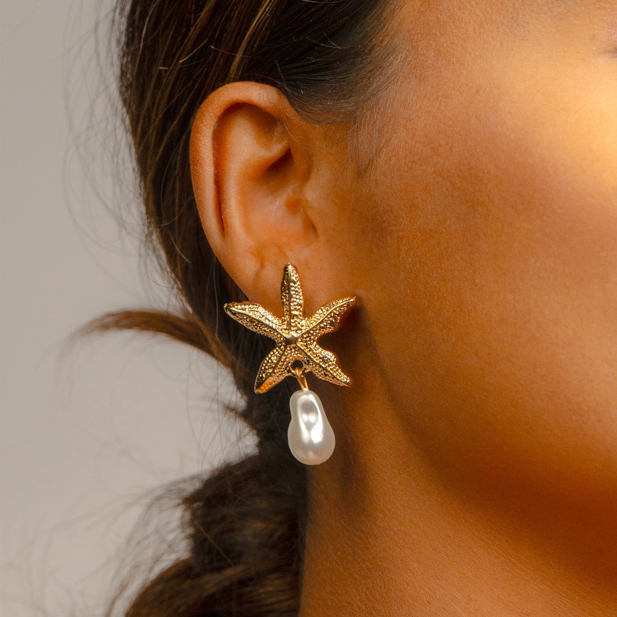 Moonlit Star Earrings