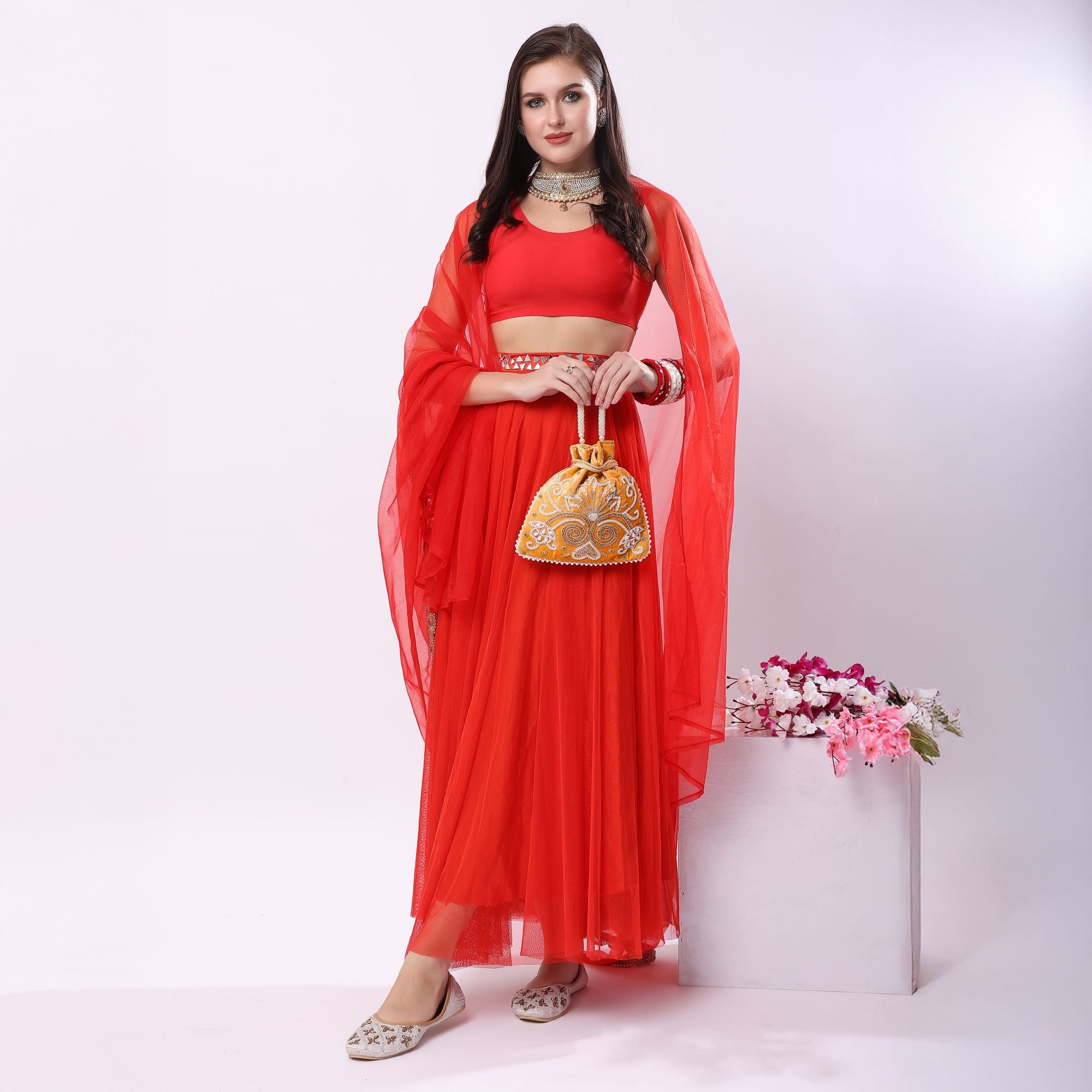 Yellow Pearlstone Radiance Potli