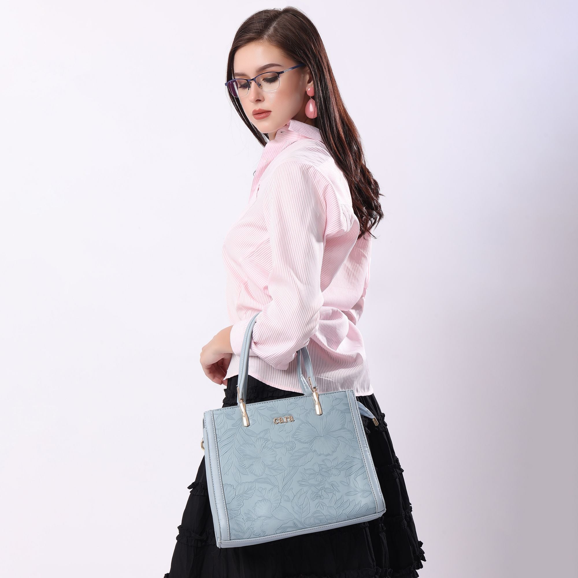 Glamorous Blue Handbag I CARA