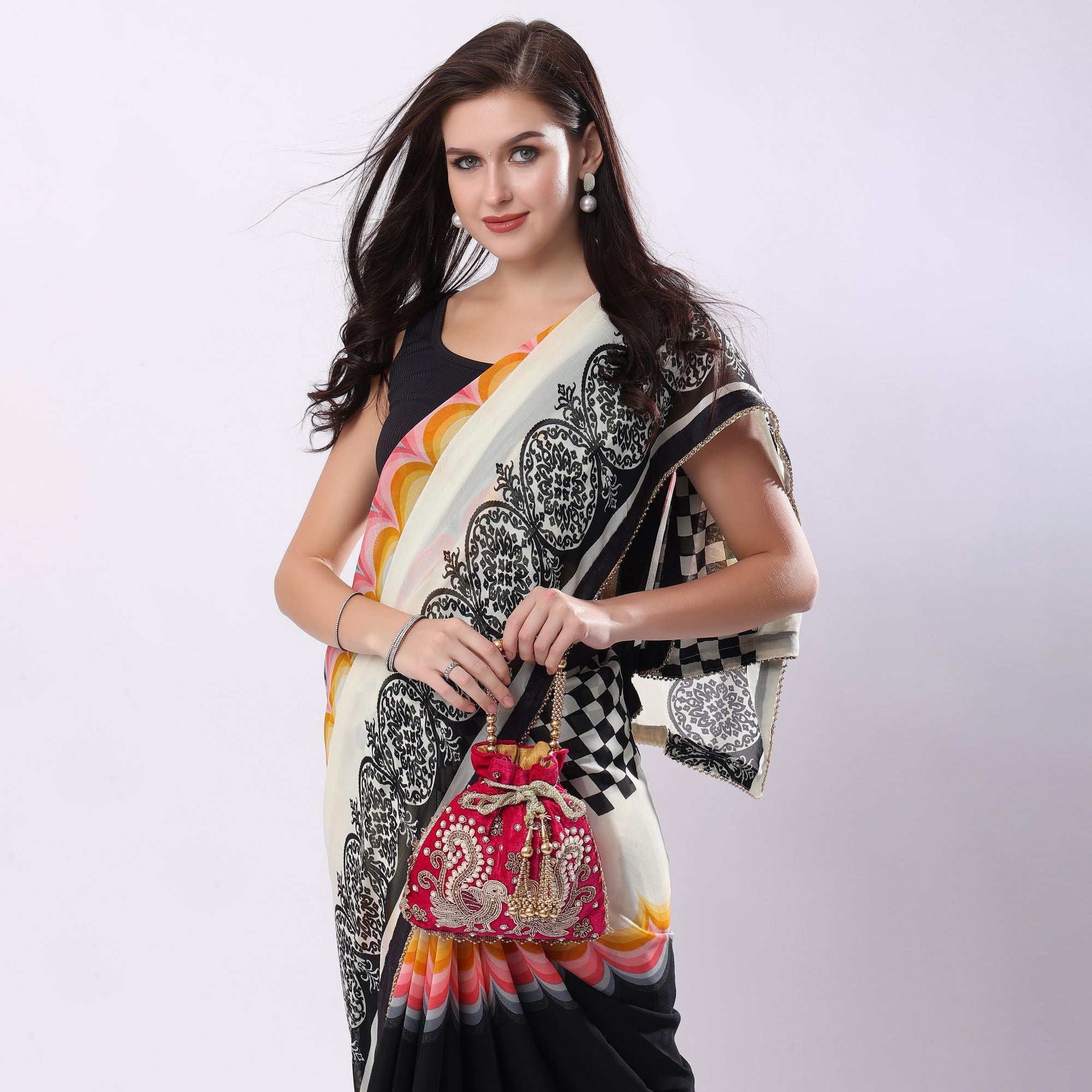 Peacock's Embrace Potli