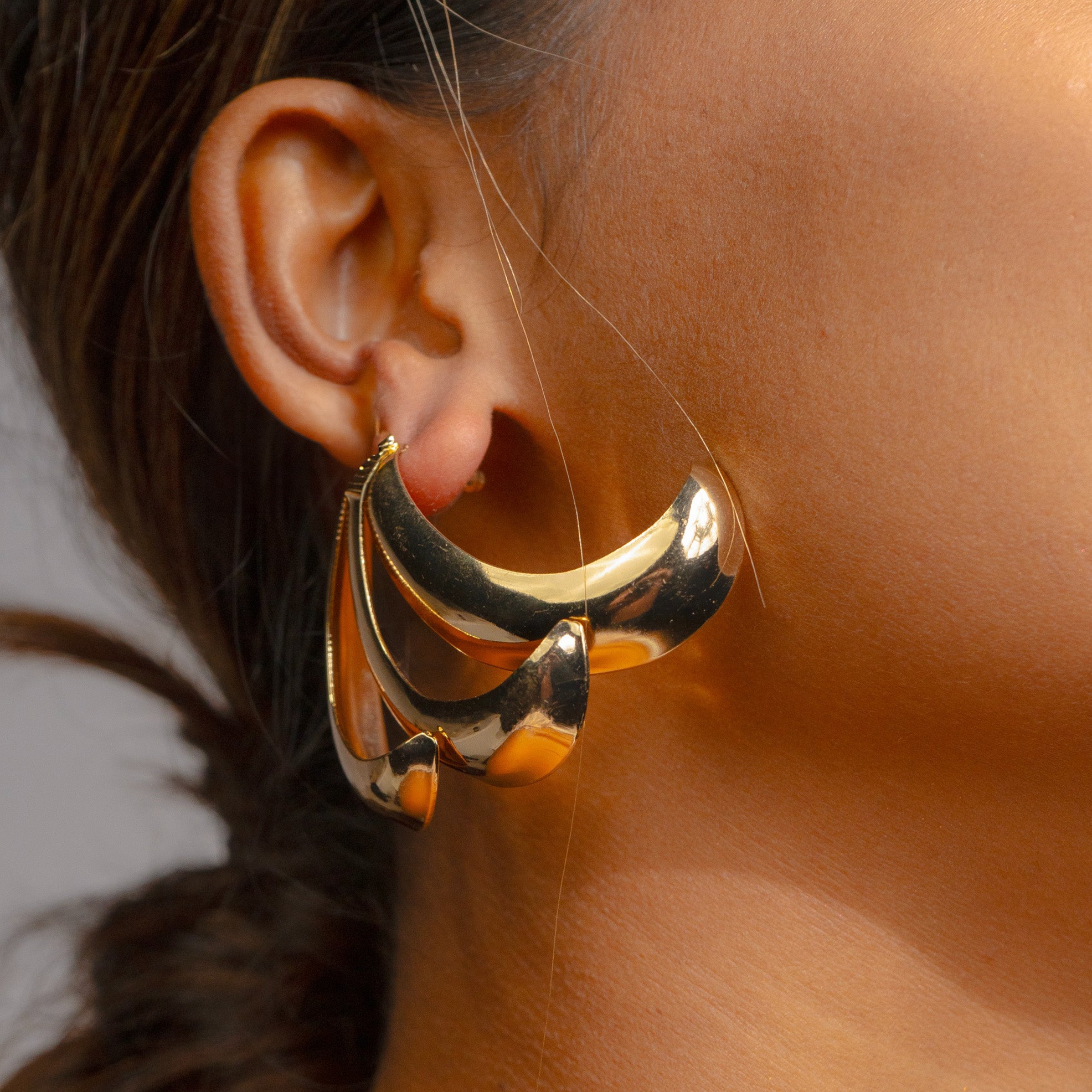 Golden Clutch Earrings