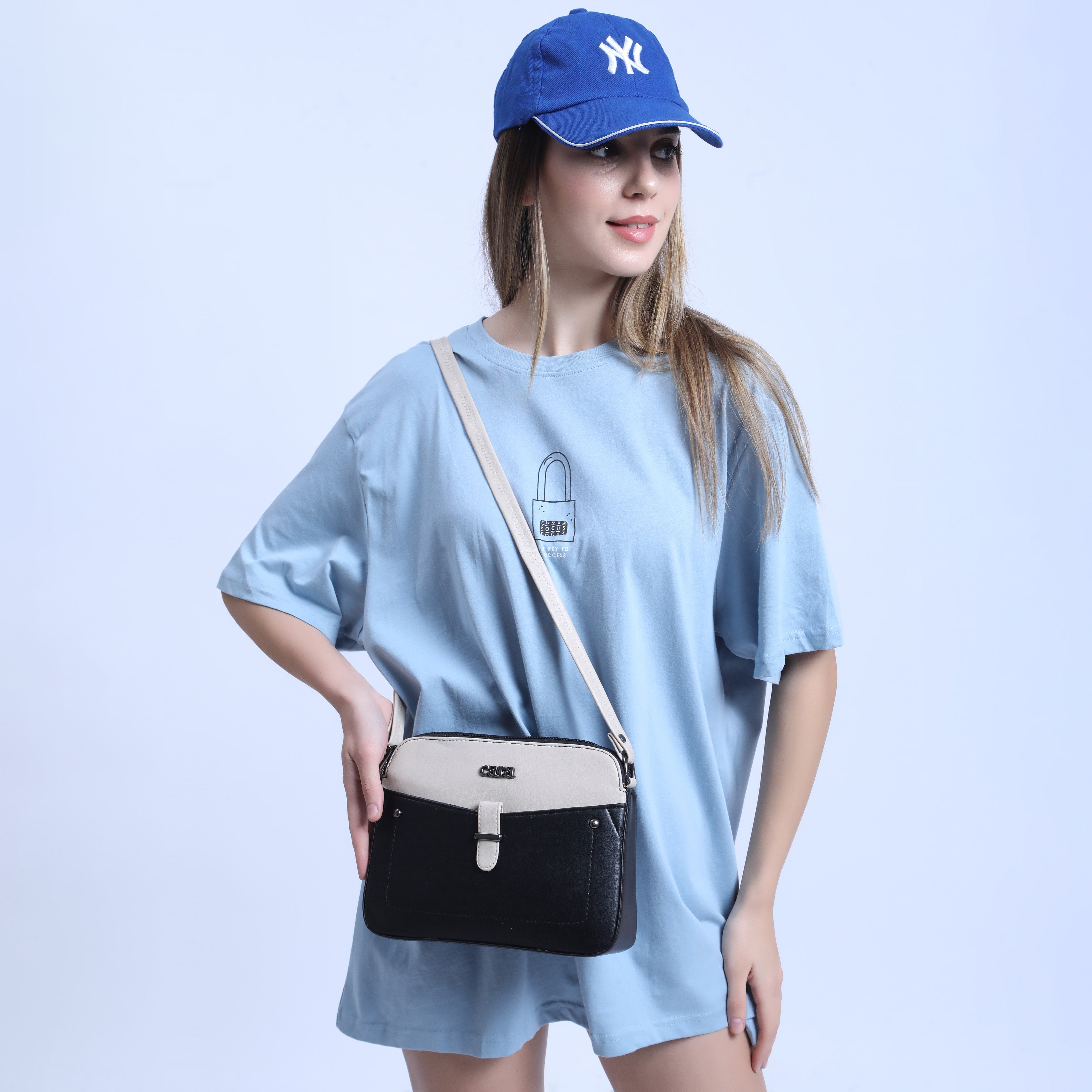 Black Chic Crossbody Charm | Cara