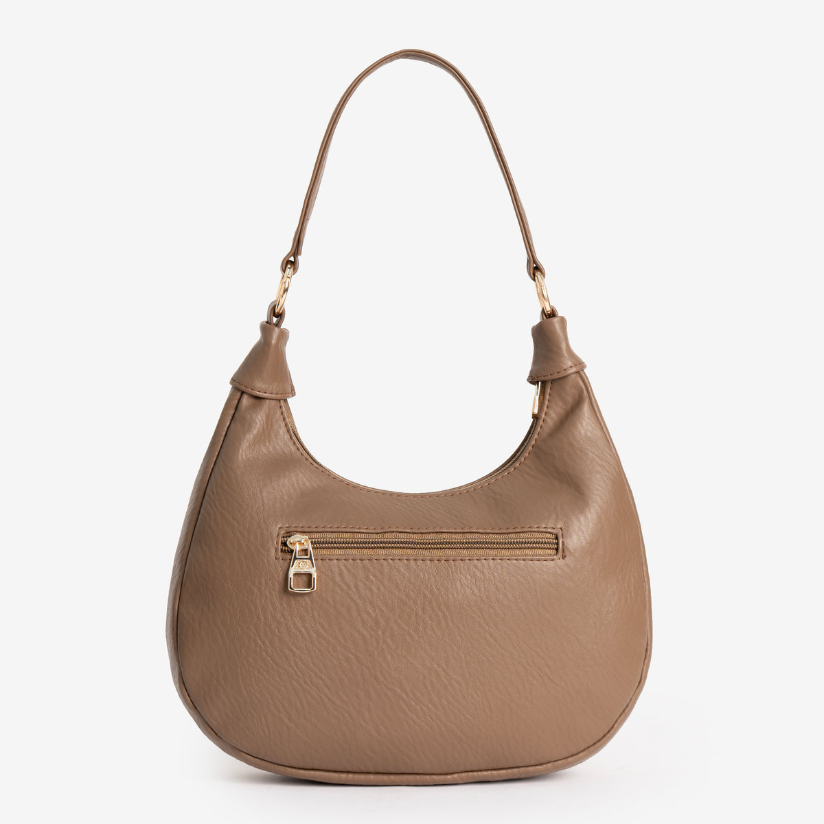Classic Luxe Brown Hobo Bag