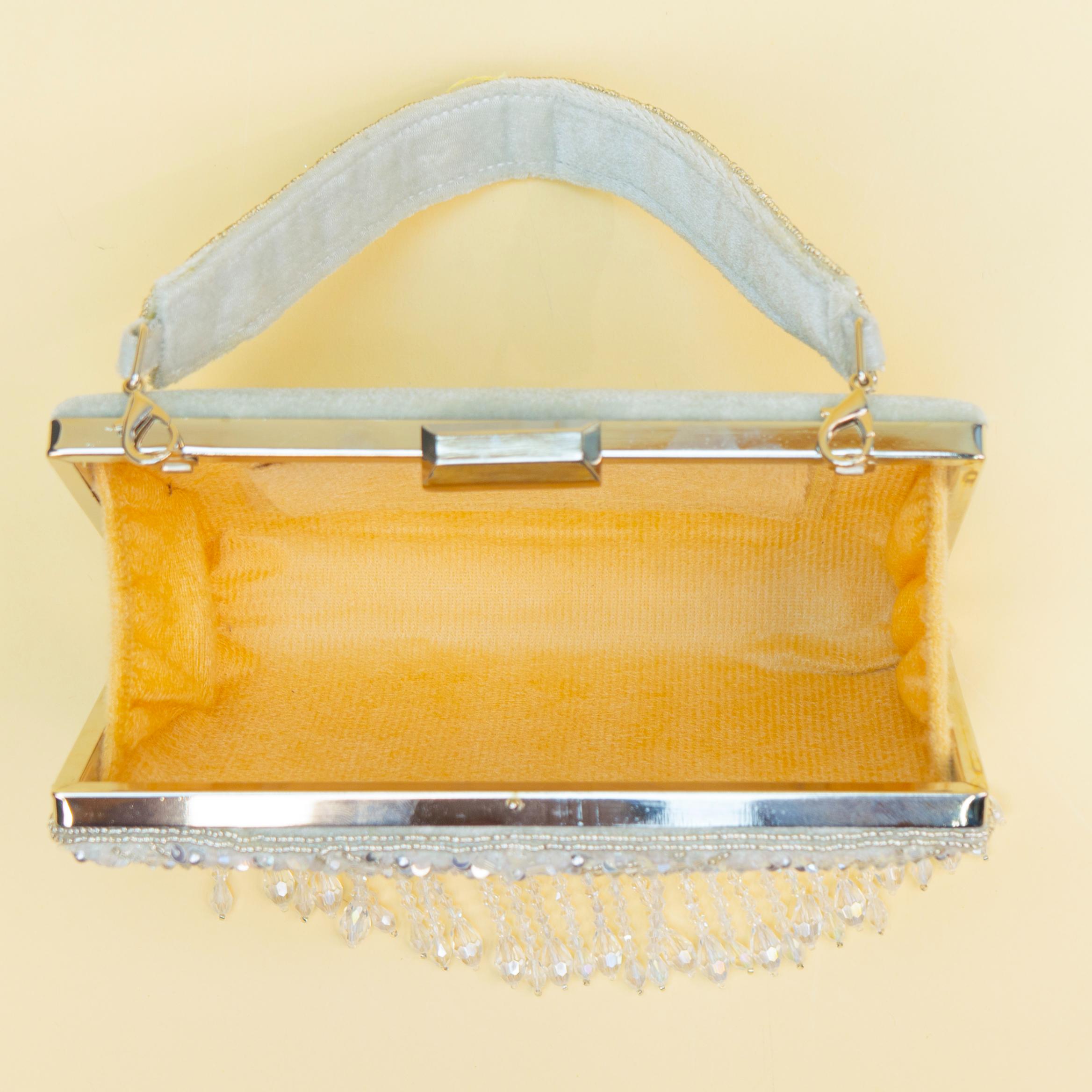 Timeless Pearl Gold Clutch