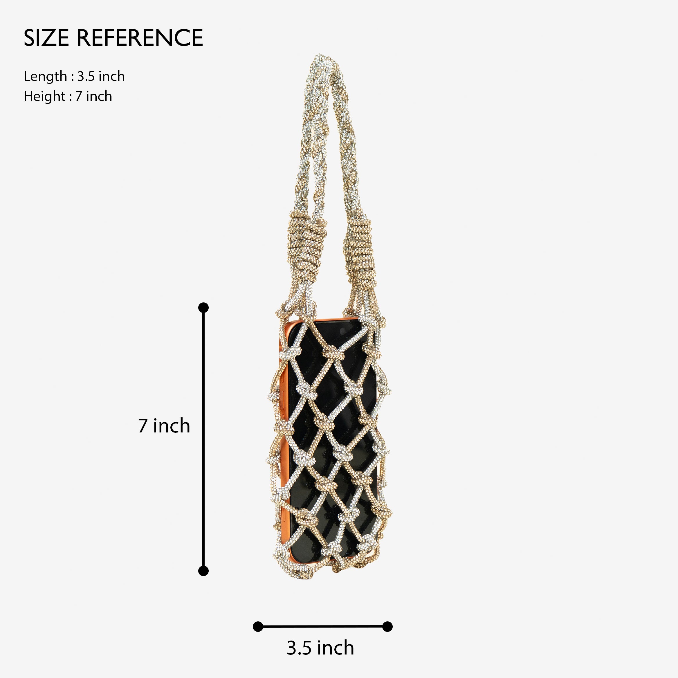 Crystal Knot Luxe Mobile Sling