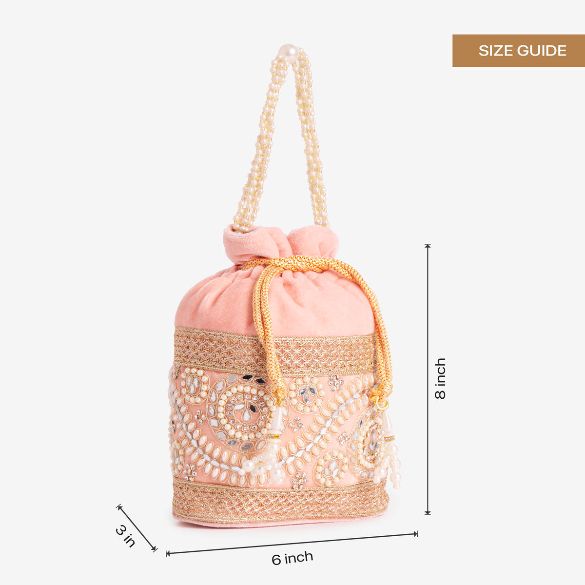 Golden Knot Potli
